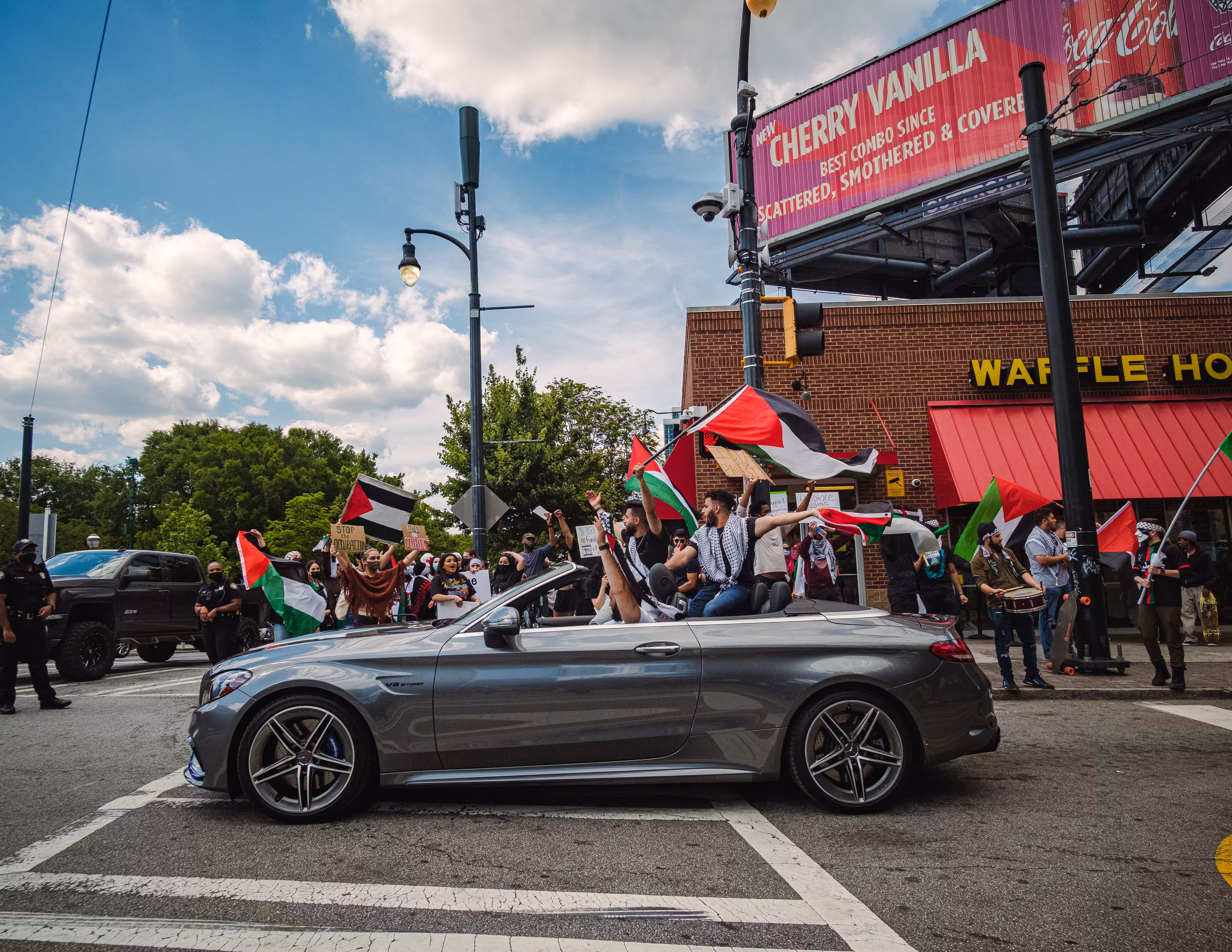 Palestine protesters in Atlanta Georgia