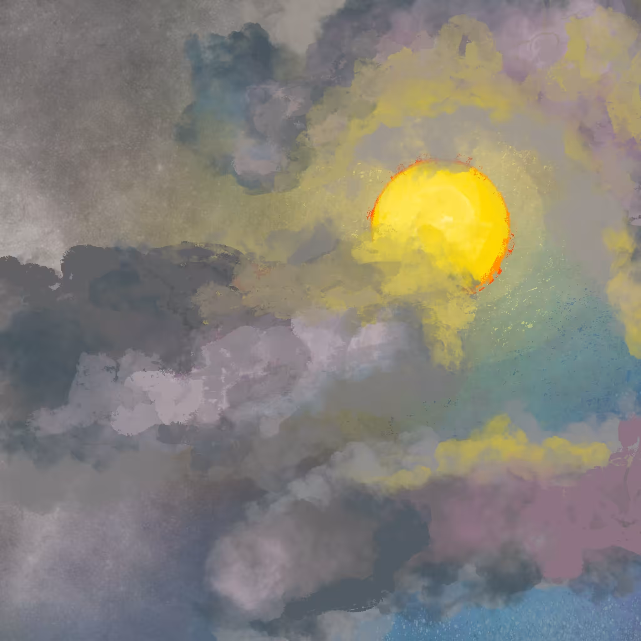 Nature with a brush: Endless light