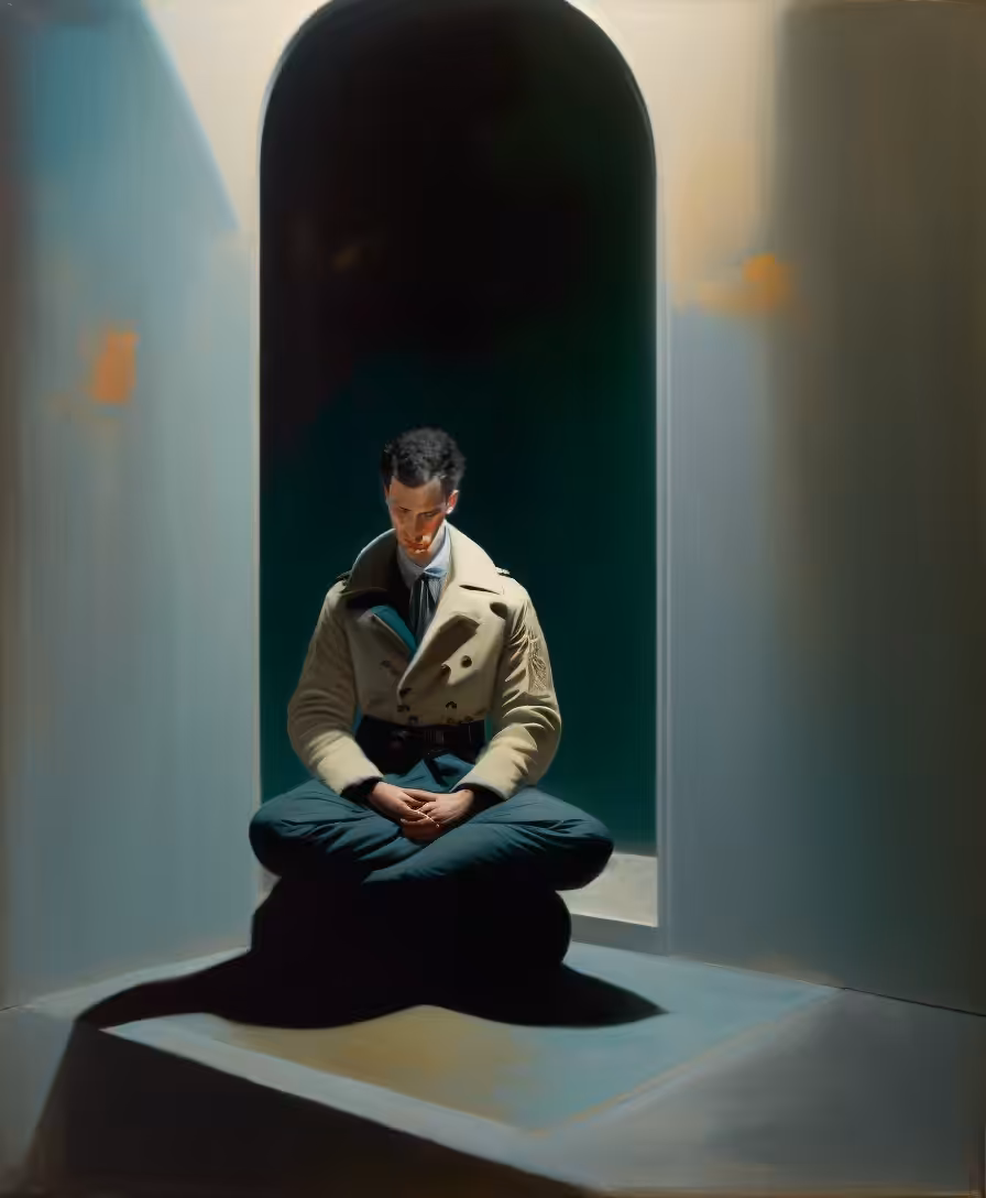 A man in deep thought - 2