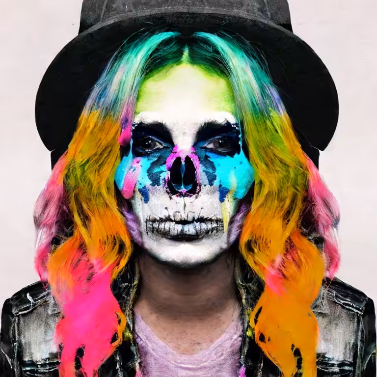 Cotton Candy Skull #149