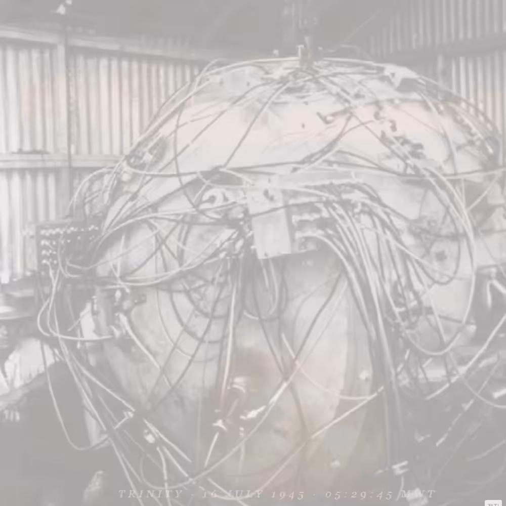 TRINITY TEST Singularity: Event Horizon No.9 16 July 1945 · 05:29:45 MWT