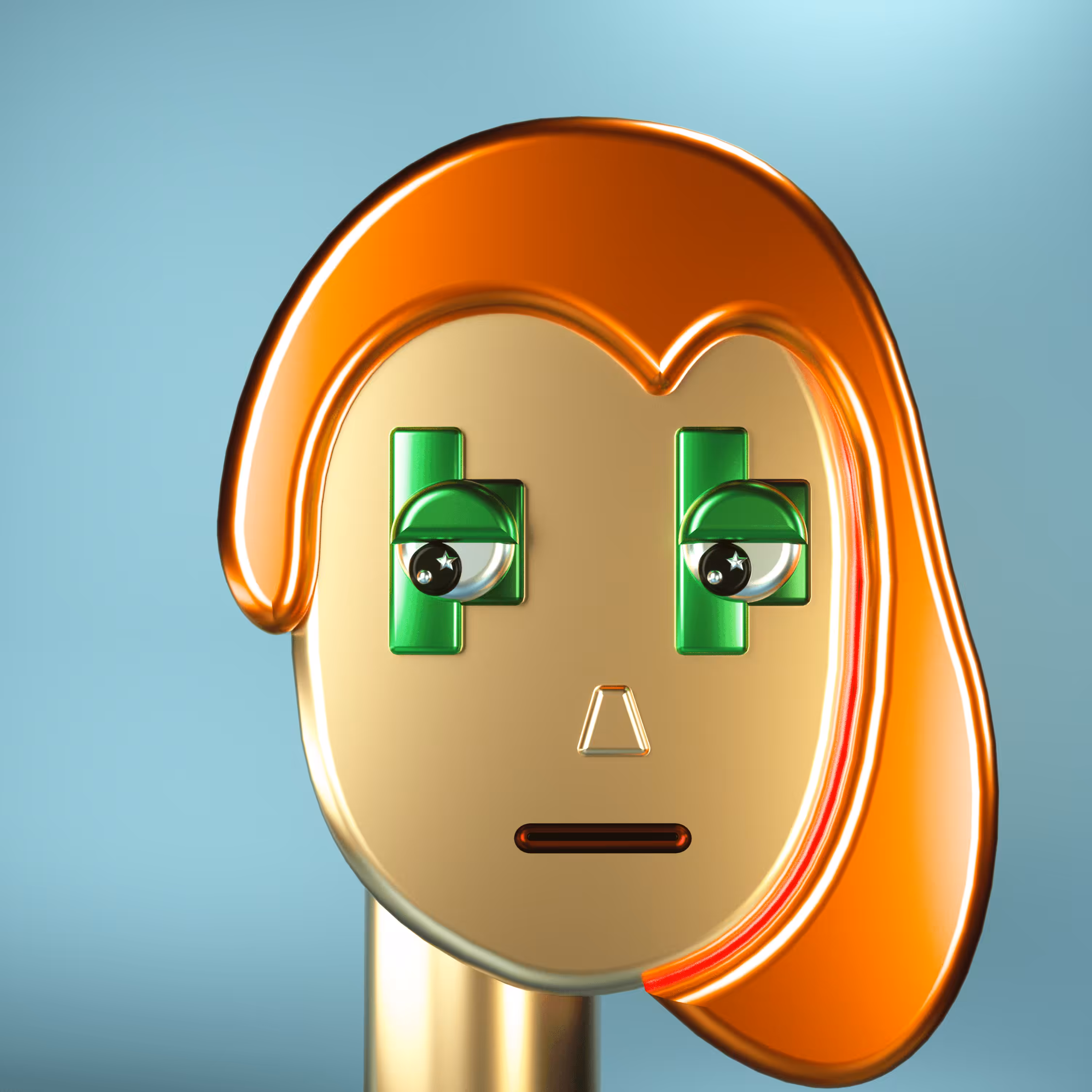 3D Chrome Punk #0002