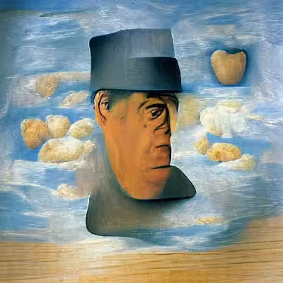 Portrait of René Magritte