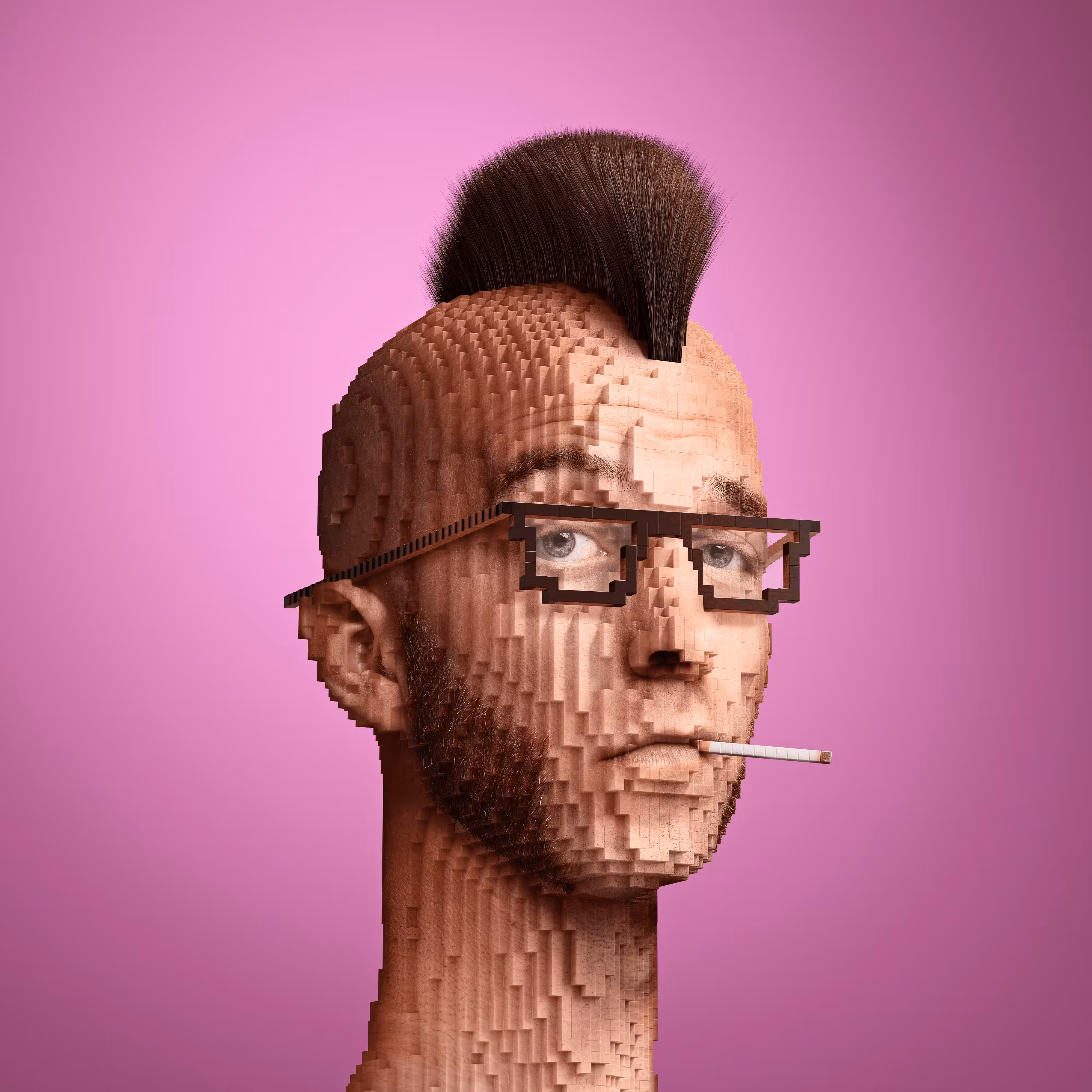 Block Head Punk 013