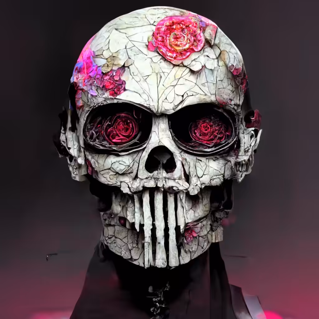 Rose Skull #4