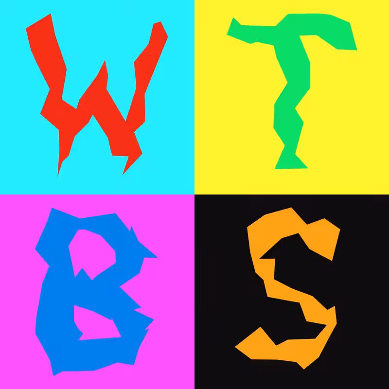 Waiting To Be Signed Logo with Wobbles #200