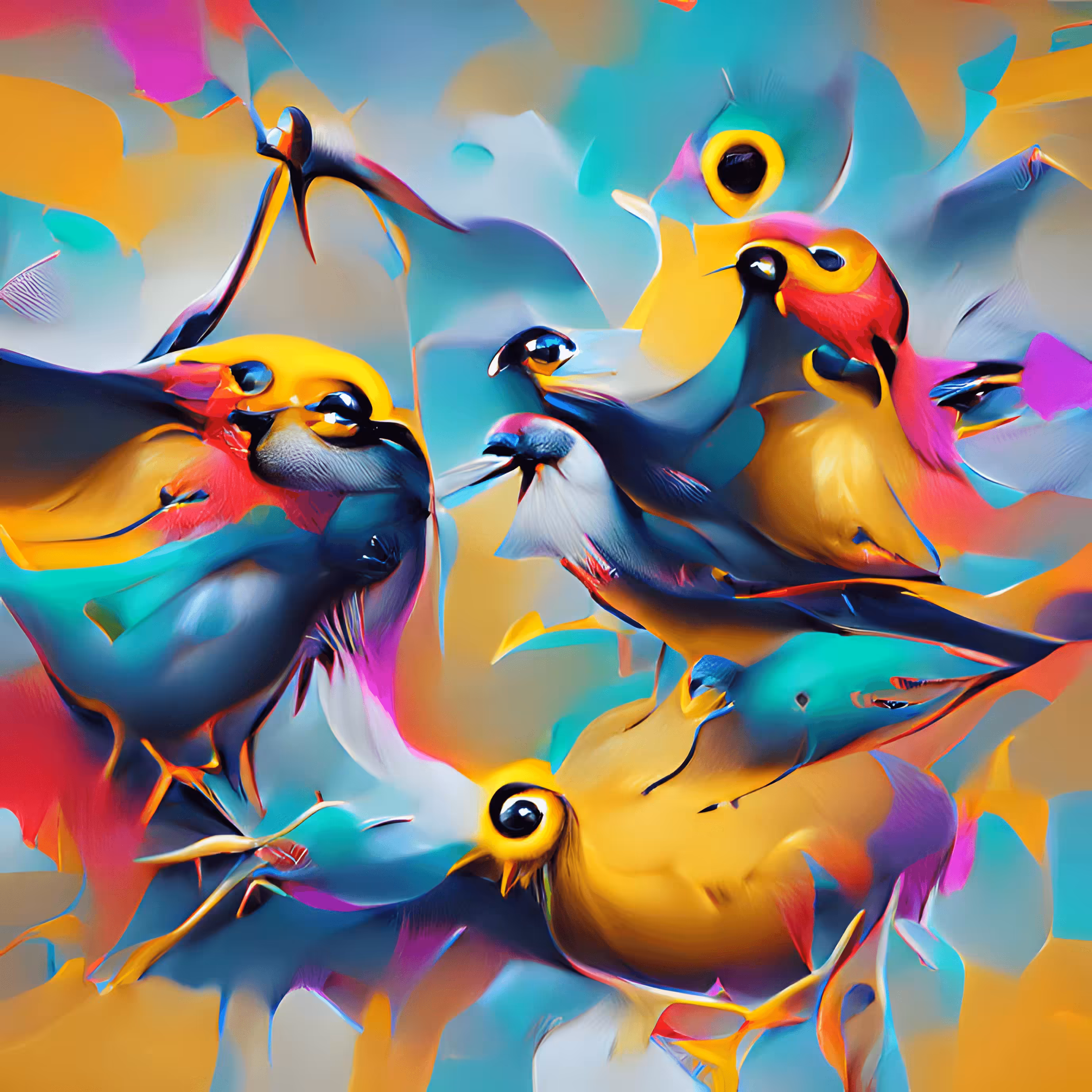 The GANS Machine - Live with GANSY: Three Little Birds