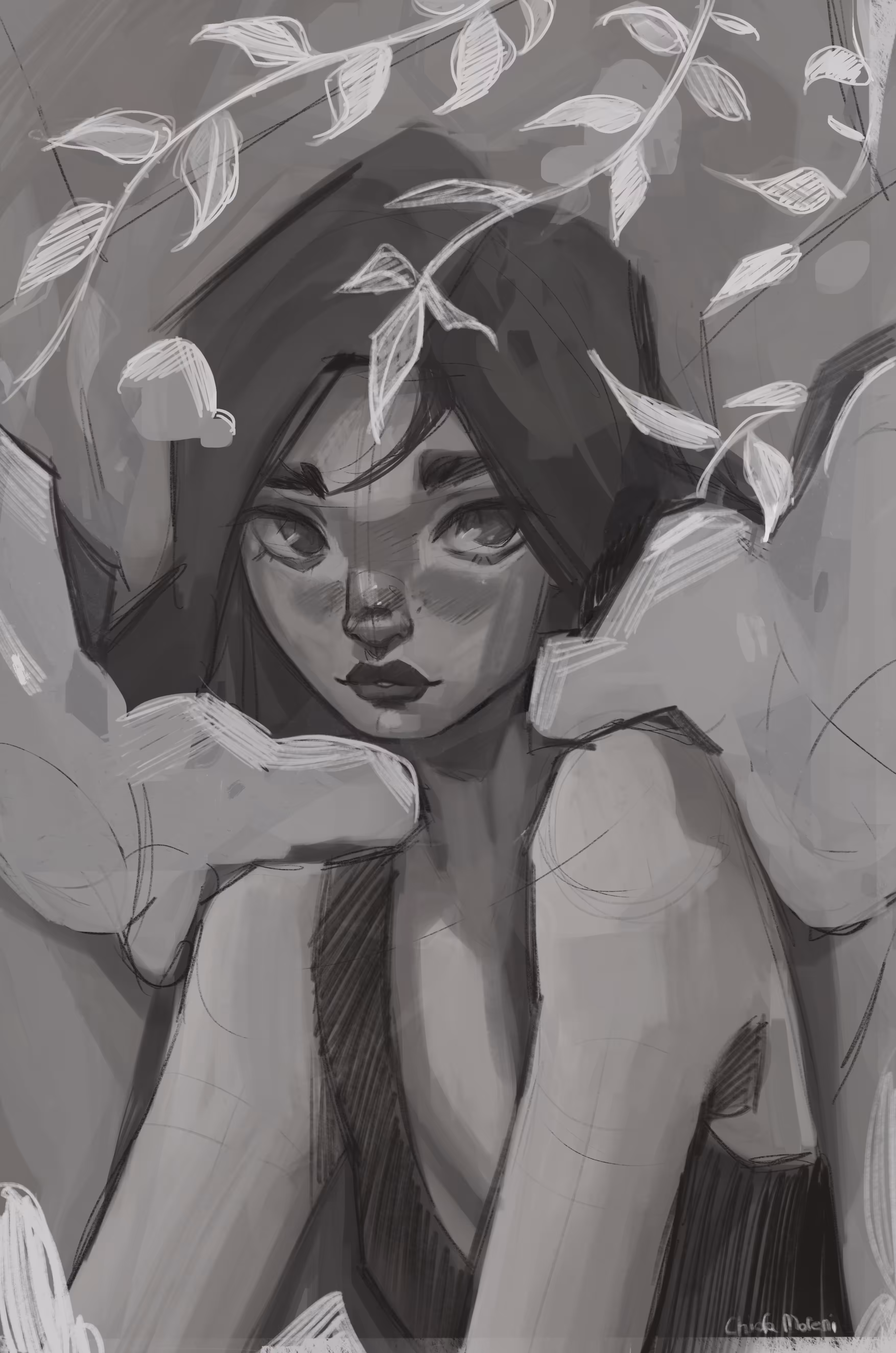silent garden - sketch