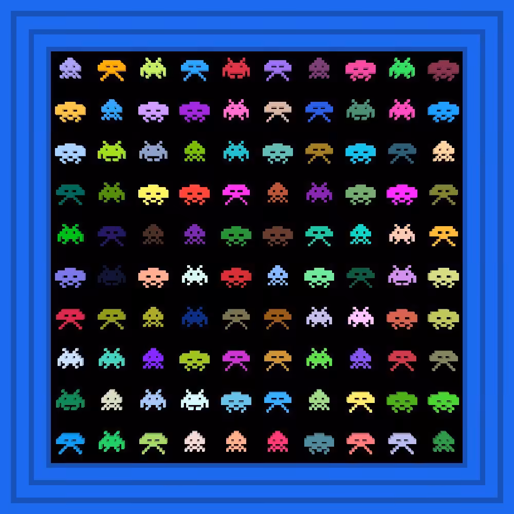 Coffee G's mom just screamed out as she came, "MAKE A 1/1 FOR B0BBYD!"   so, here you go.  kind of. :: Procedural Symbols (👾) #409/1000