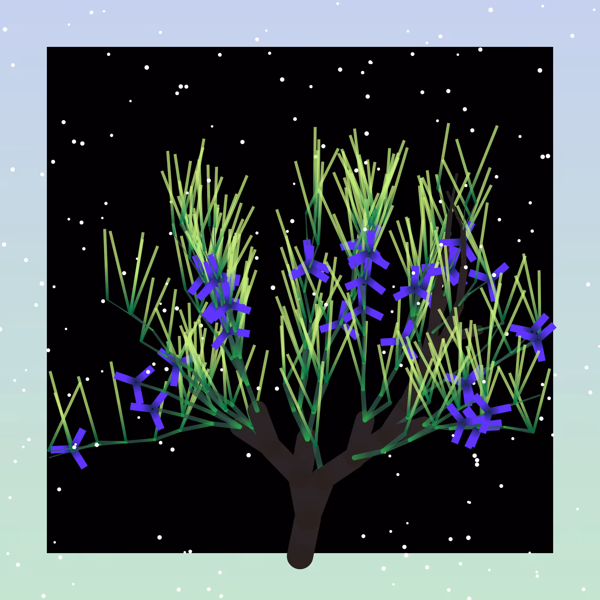 Some generative winter trees #64