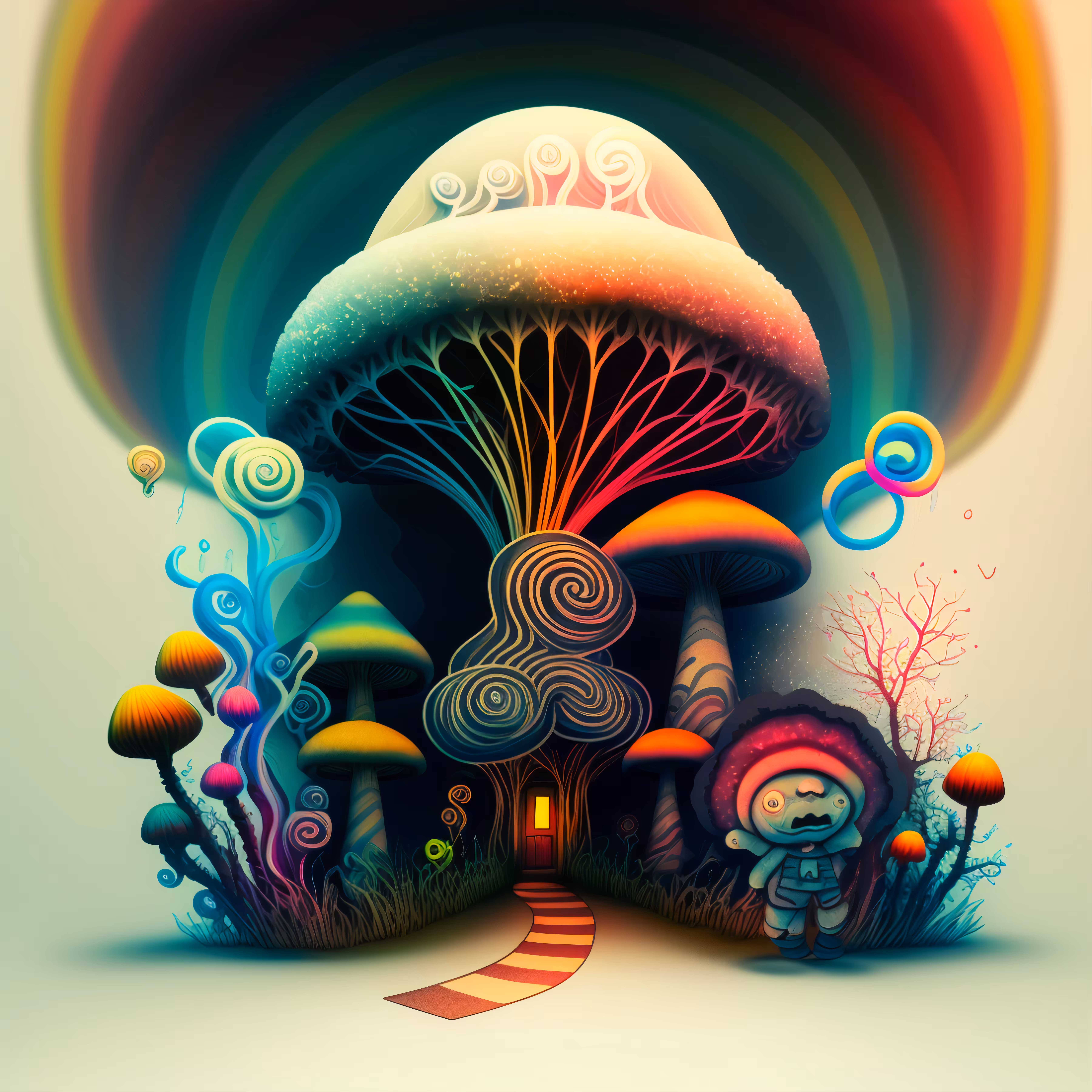 Digital  drawing: Psychadelic Circus #34