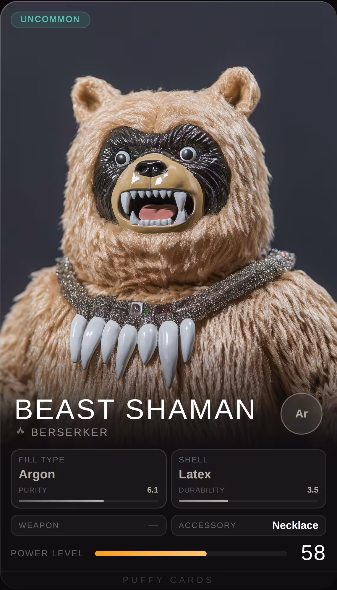 Puffy Cards: Beast Shaman