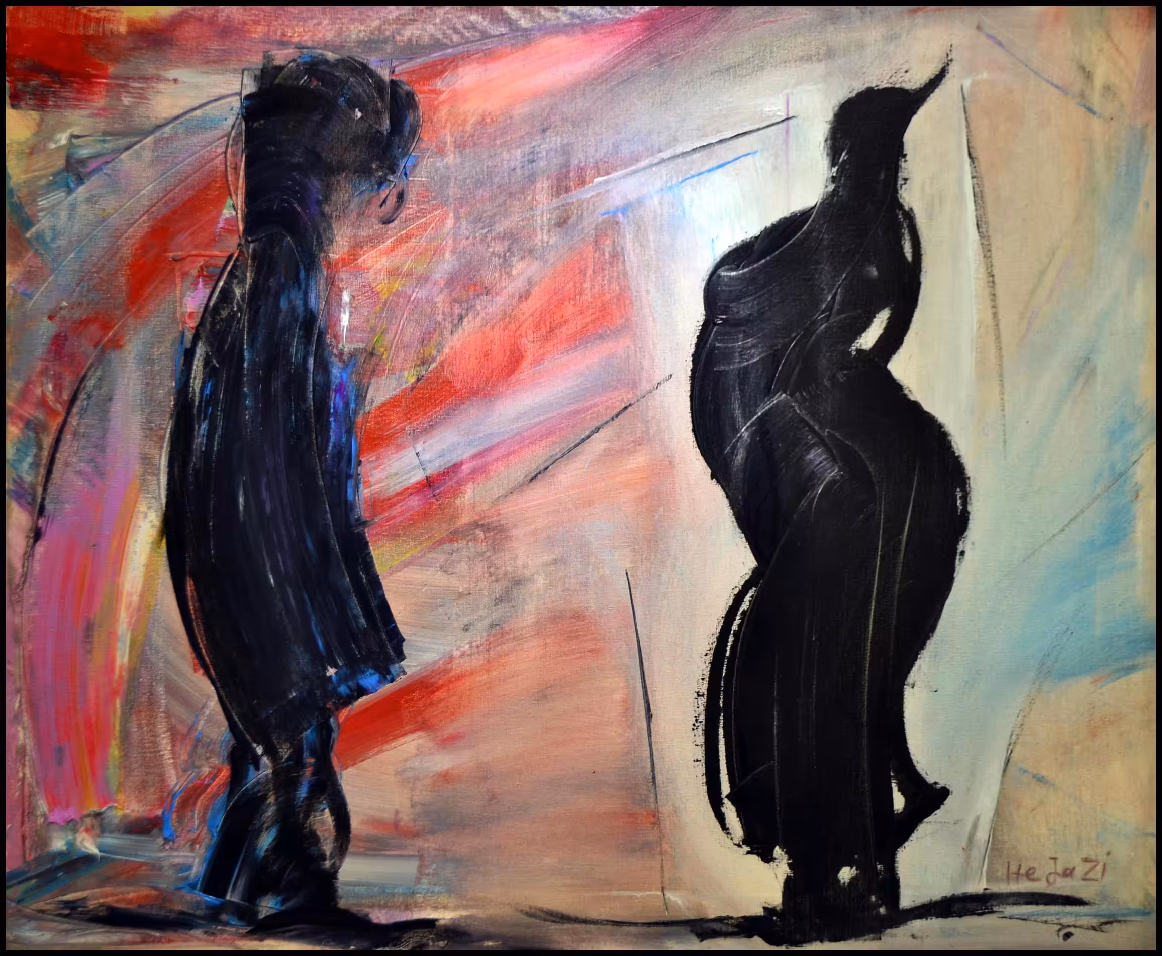 man & woman in shodowww..