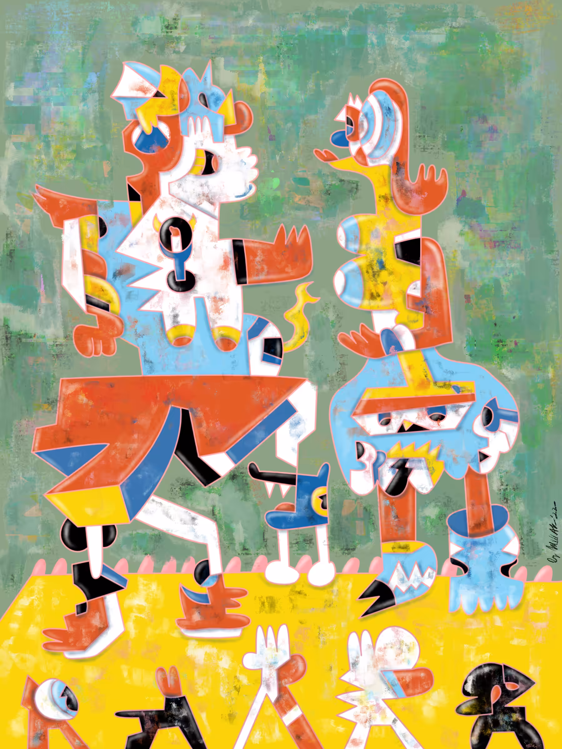 Flat No More: Two Figures