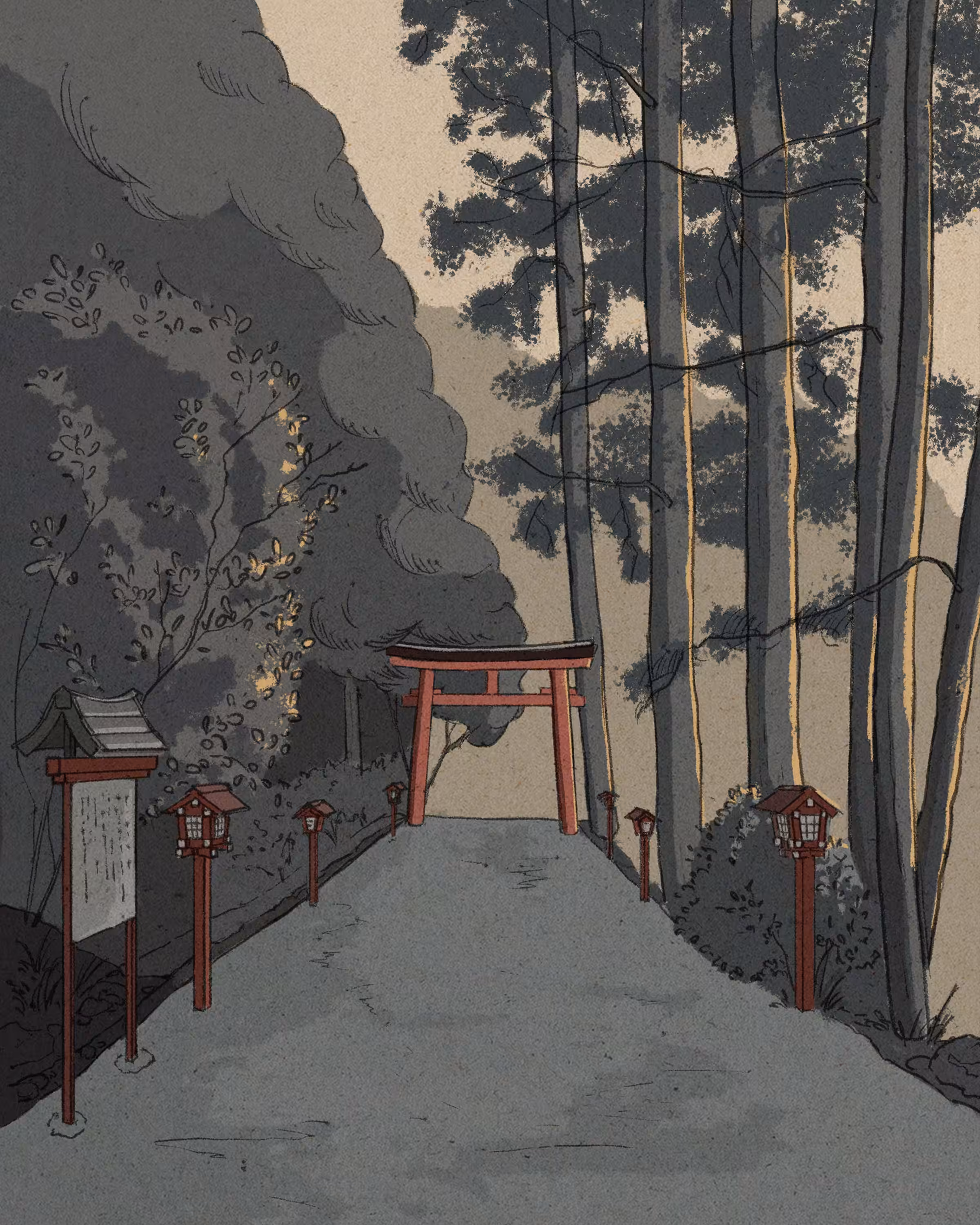 Hakone Shrine (2 of 3 in the Shinto Shrines series)
