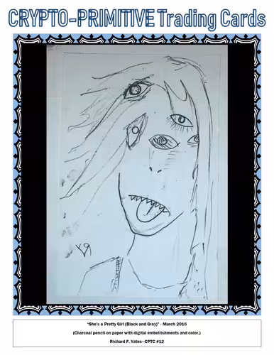 "She's a Pretty Girl (Black & Gray)" (CPTC #12)