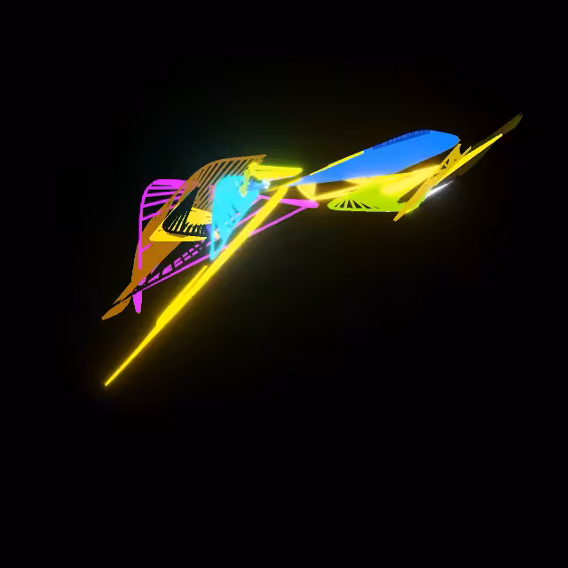 Generative Neón Lights