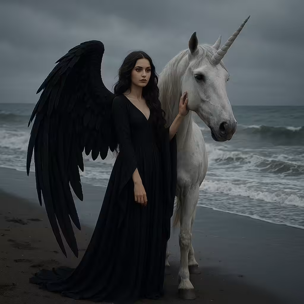 The Happy Valley: By the beach with a unicorn