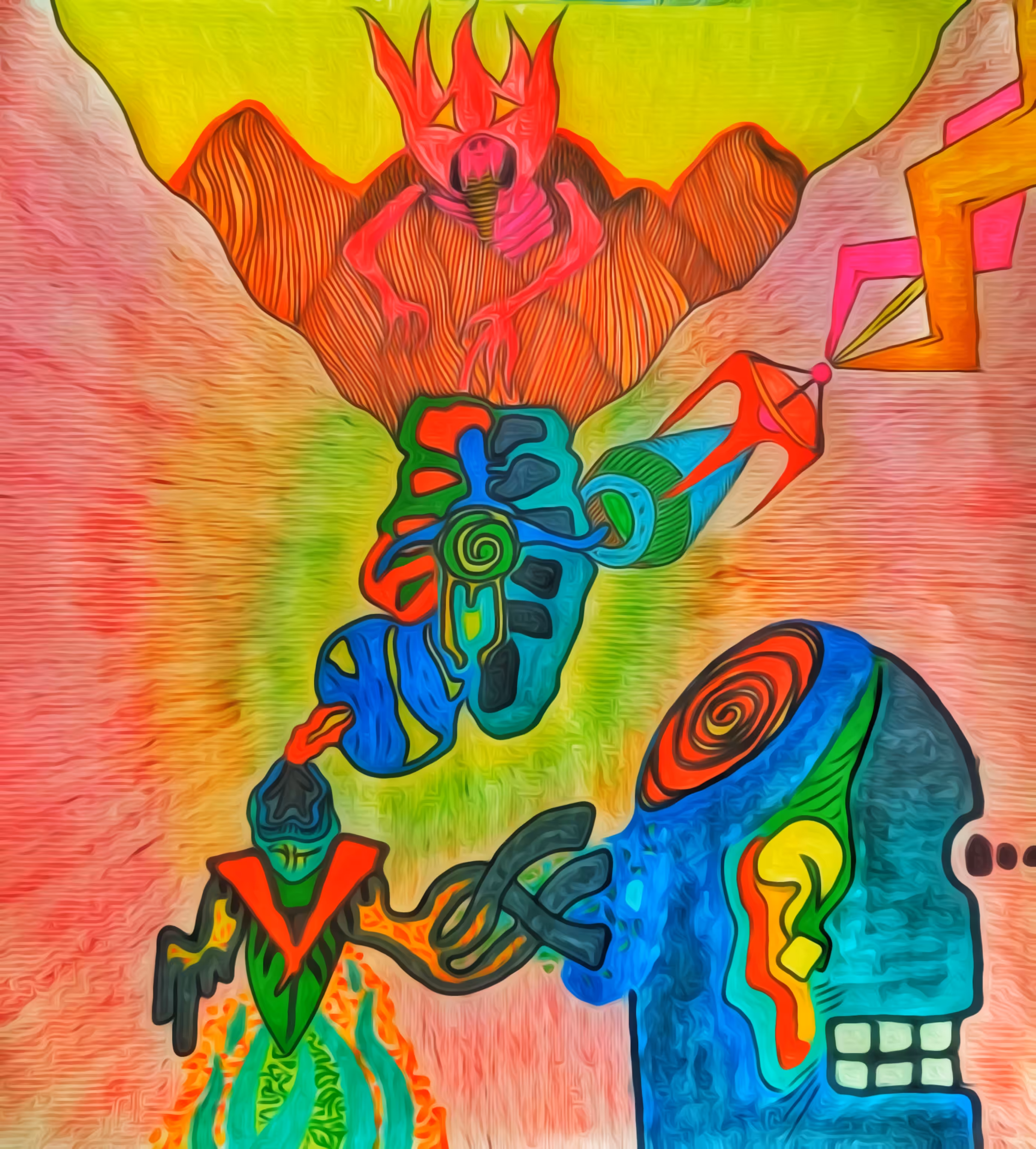 The cycle of thoughts