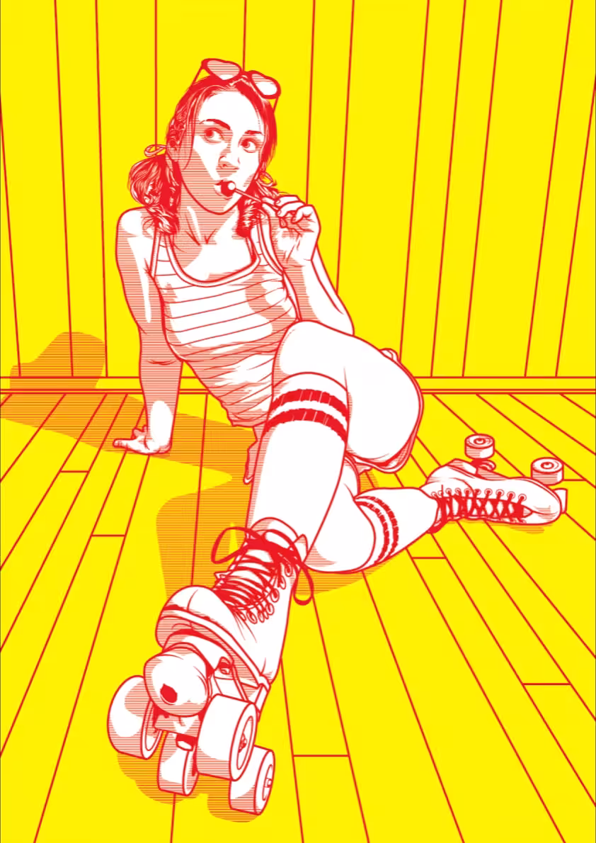roller skate girl