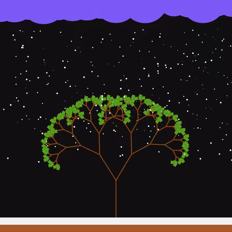 Winter in the fractal #2