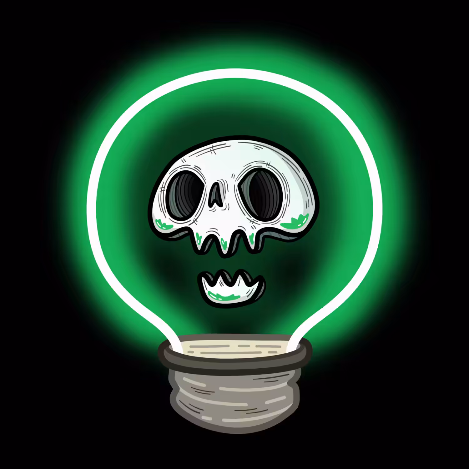 GHOST LIGHT BULB : Grass