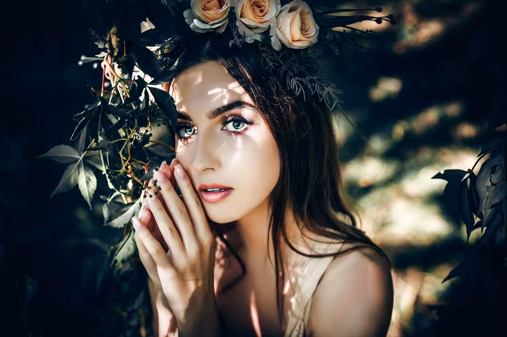 Her eyes looked like a fairy tale