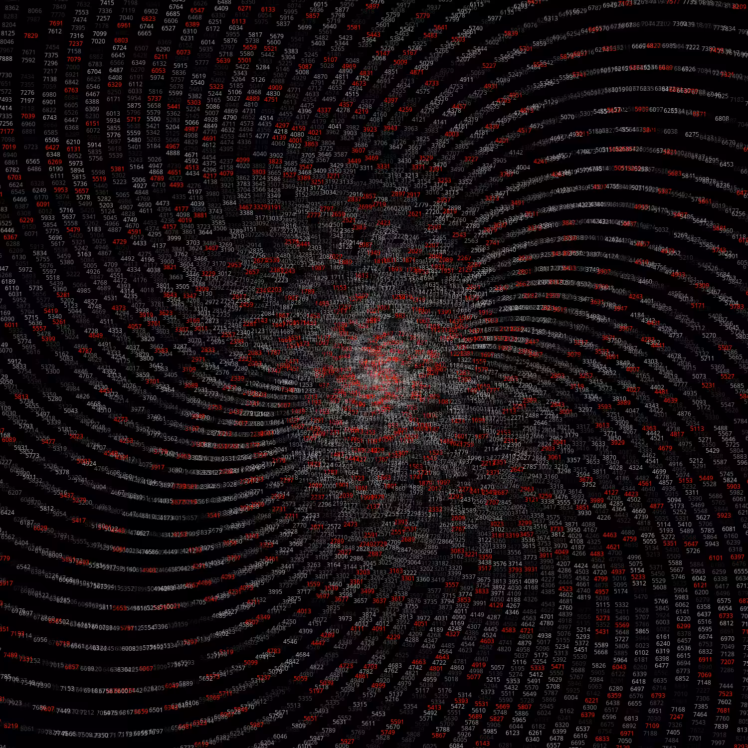 Polar Plot of Numbers #321
