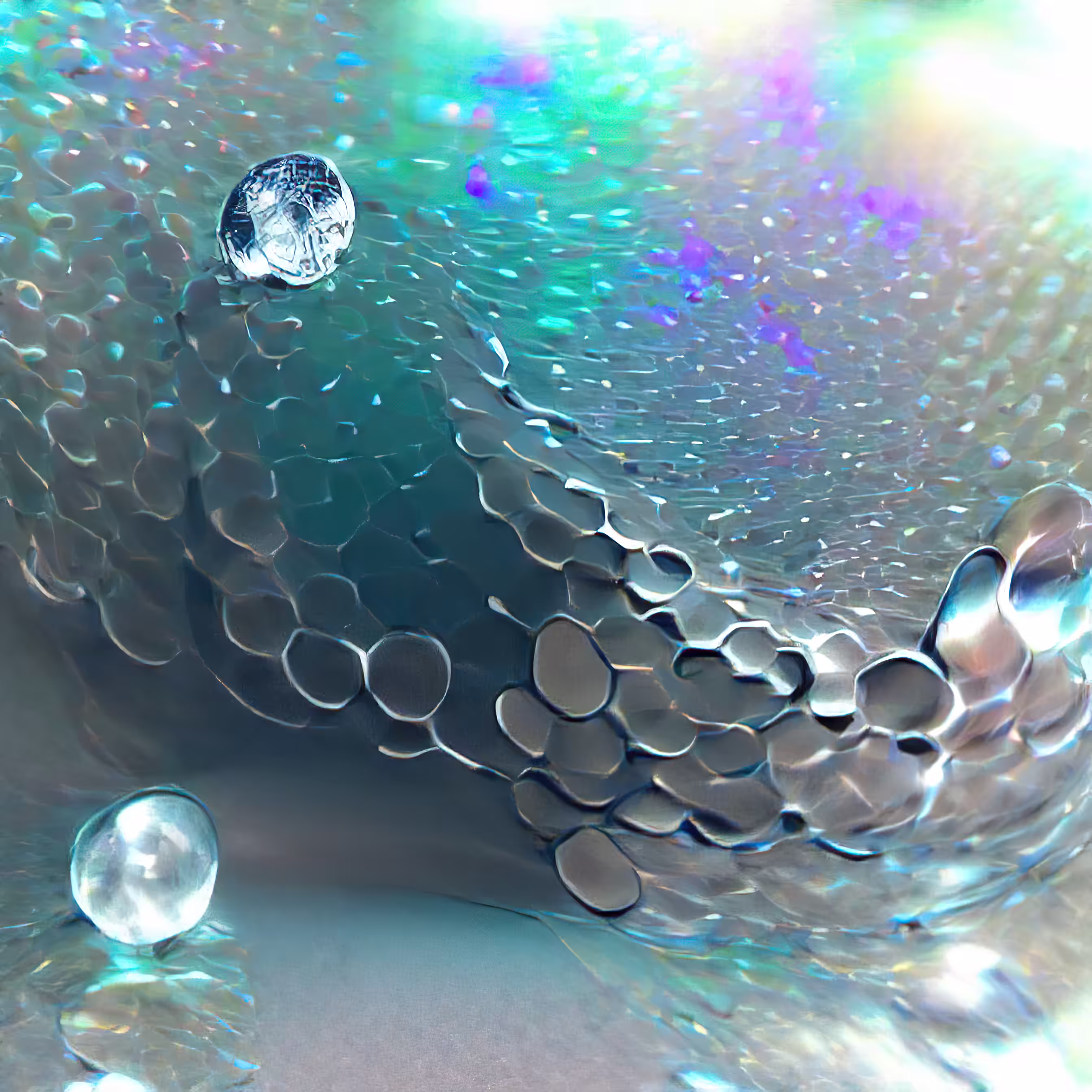 "silver bubbles"