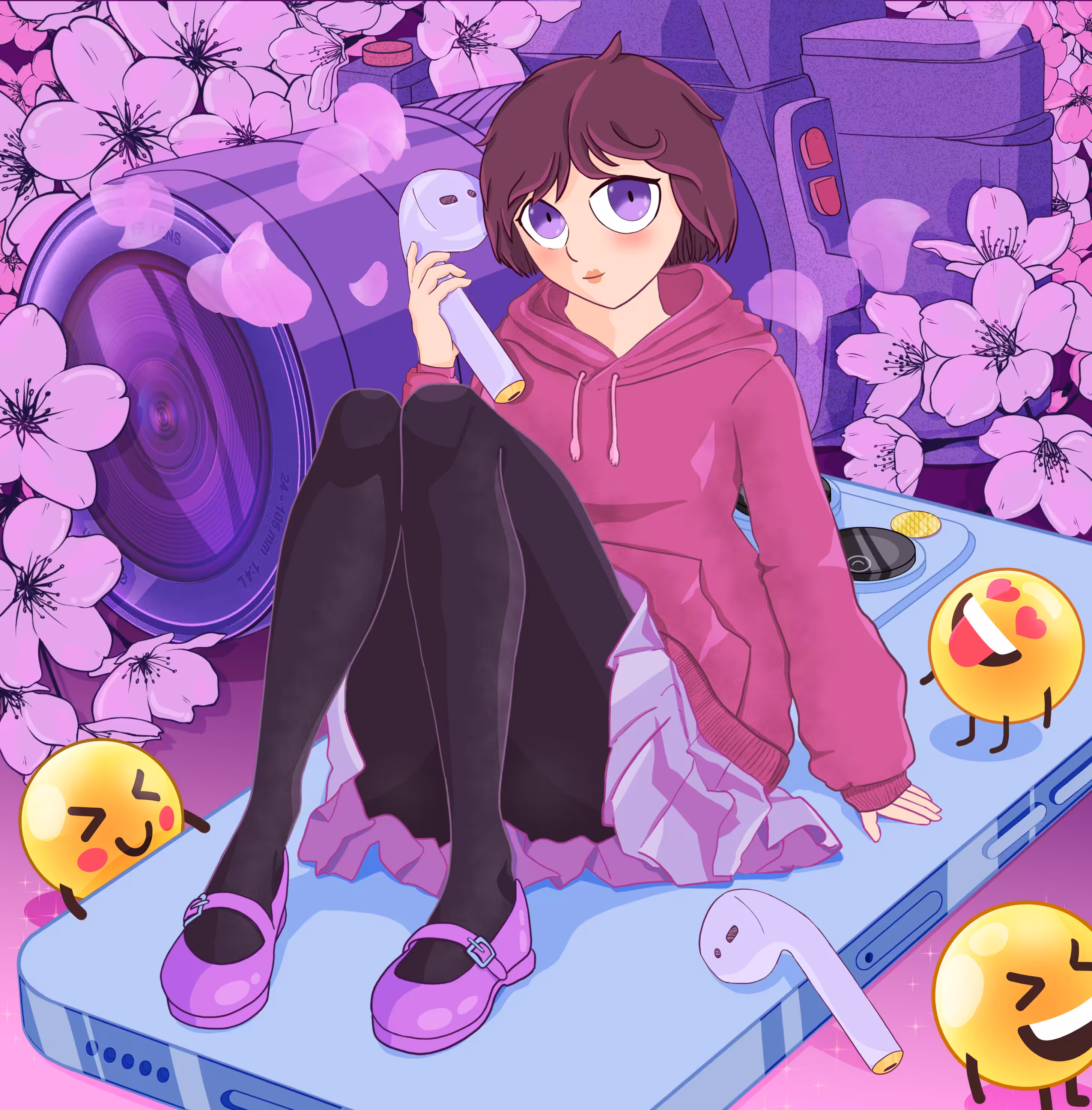 The lonely micro girl