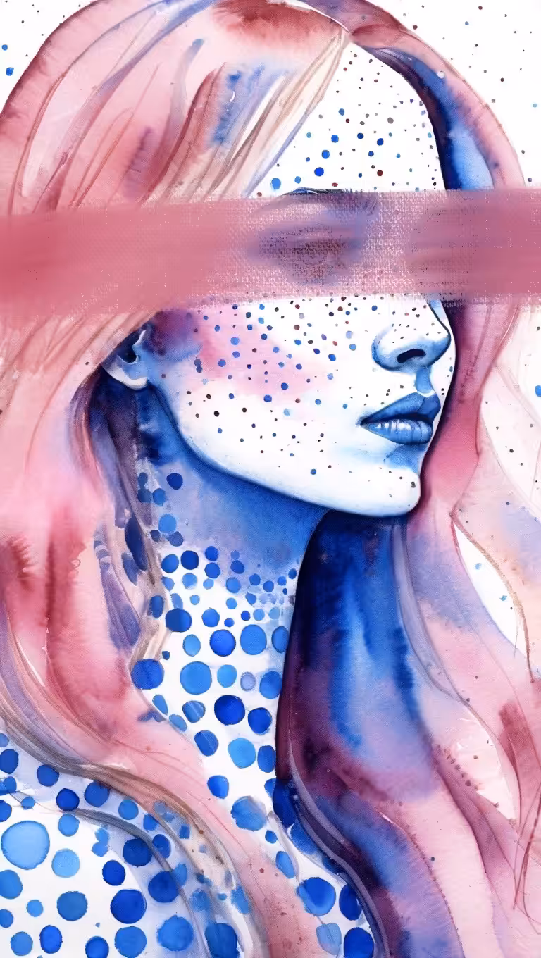 blue face #05