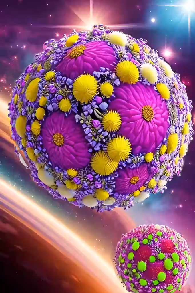 Flowers of cosmic paradise. #1