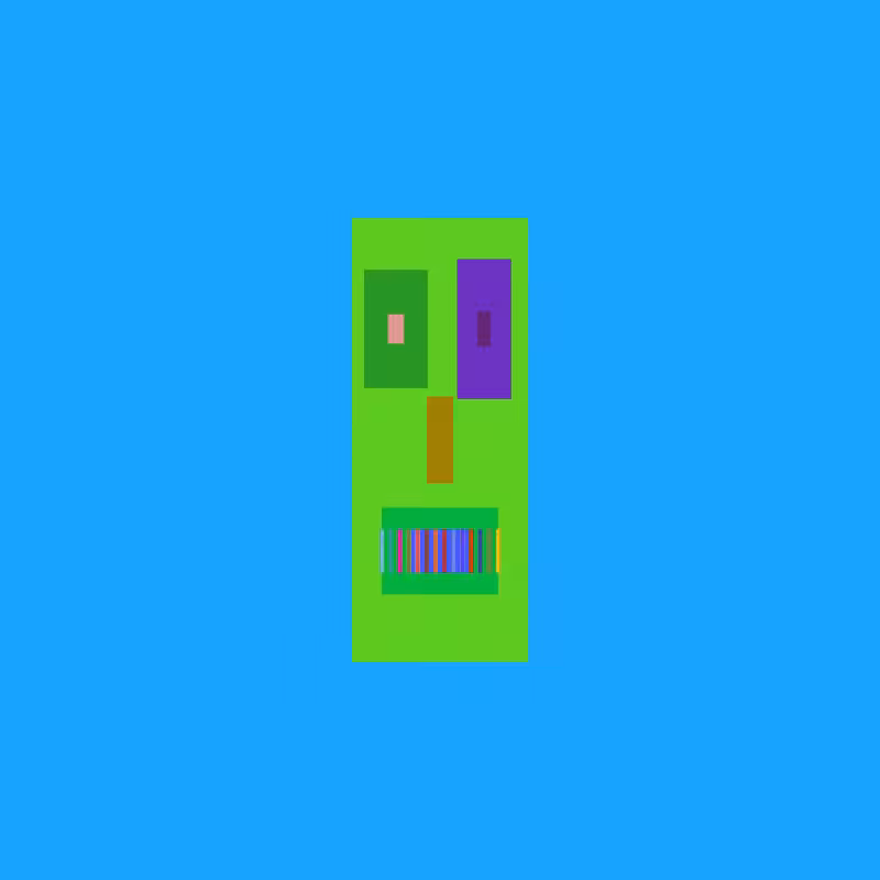 "make a robot face" #32