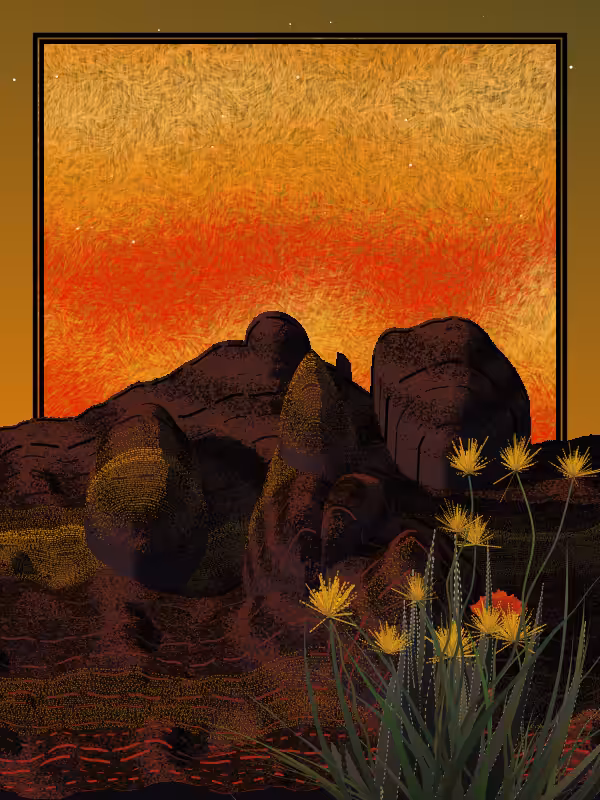 Desert Sun Rising #46