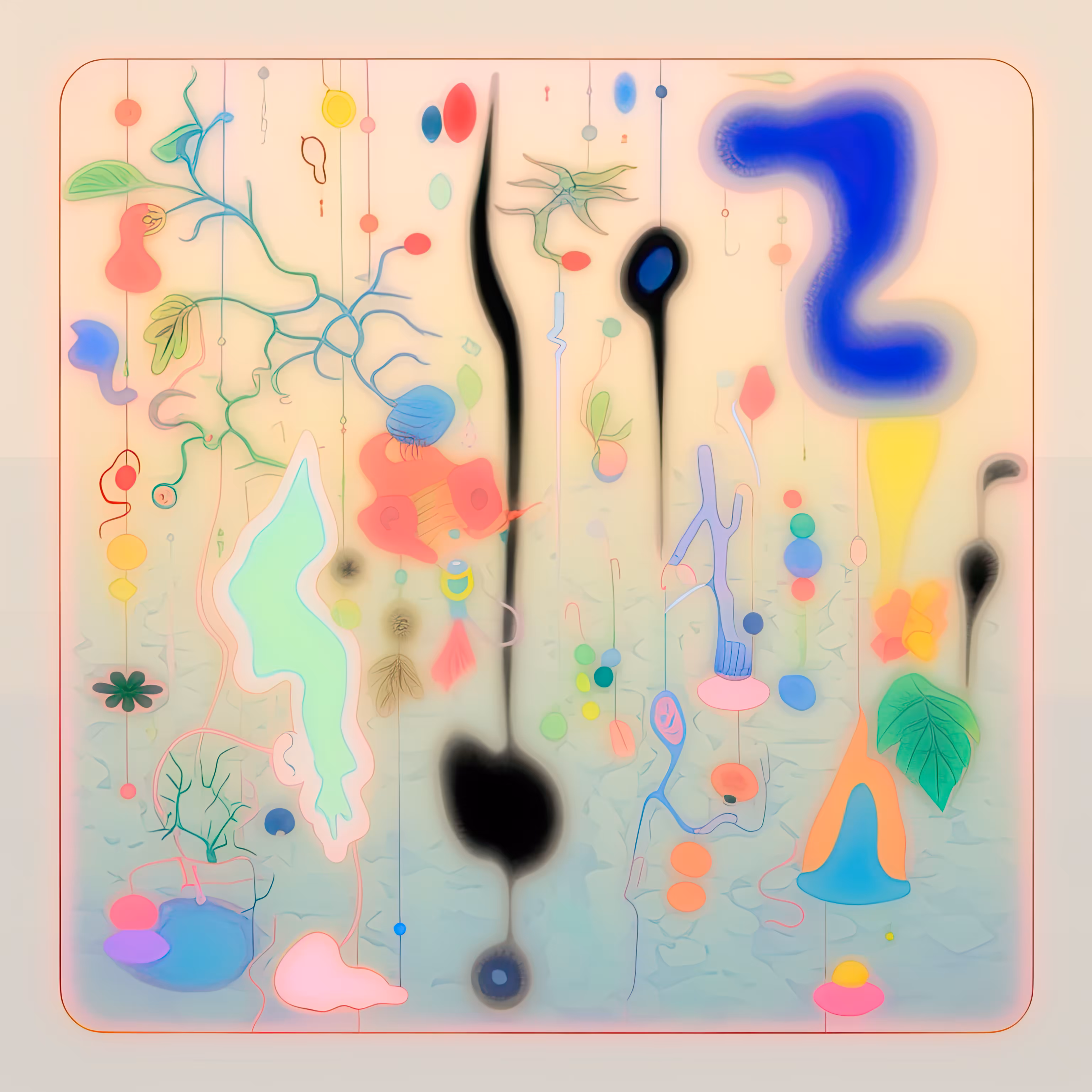 View Of A Flowery Thought