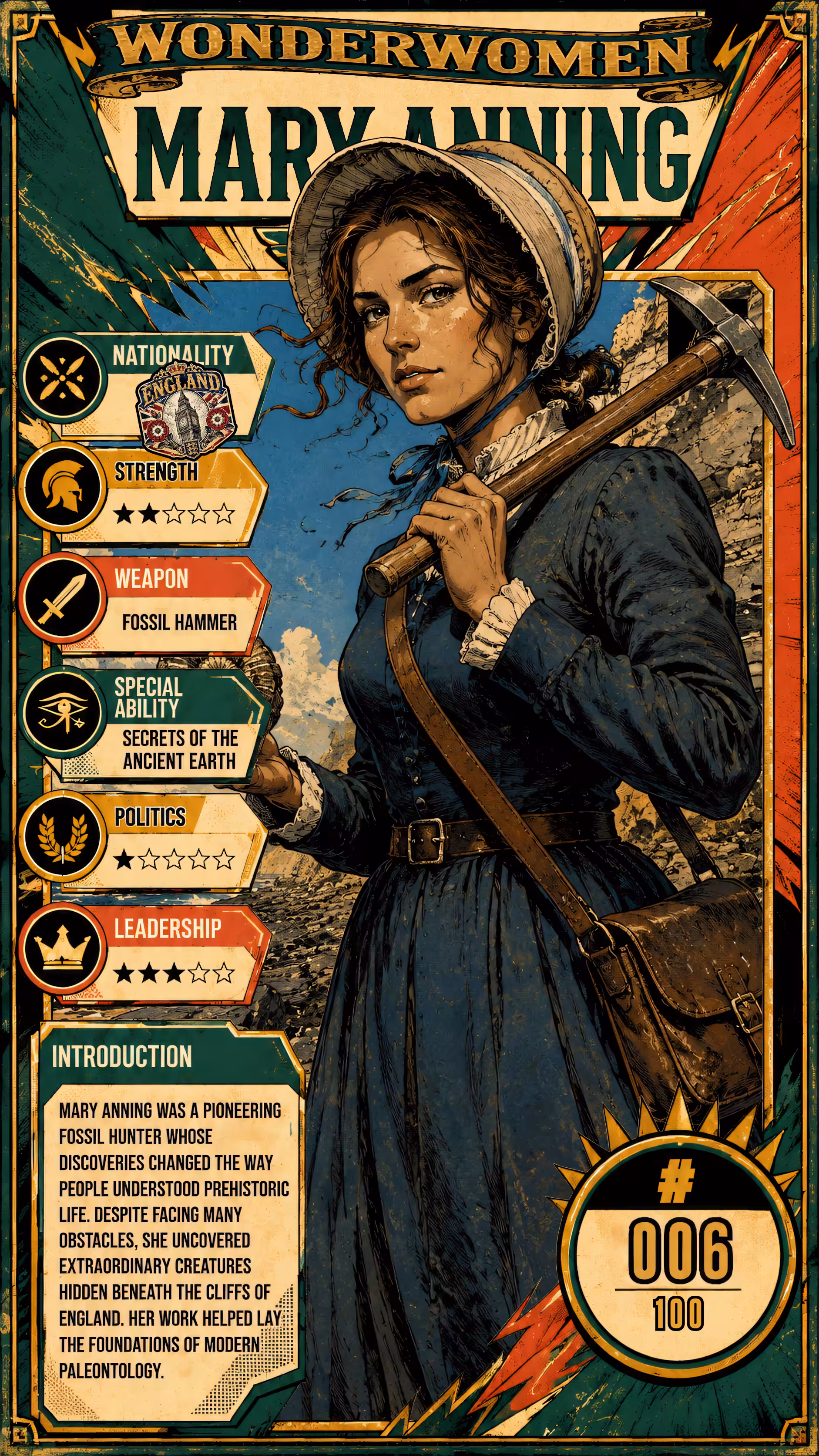 WonderWomen Art Collection: WonderWomen #006 — Mary Anning