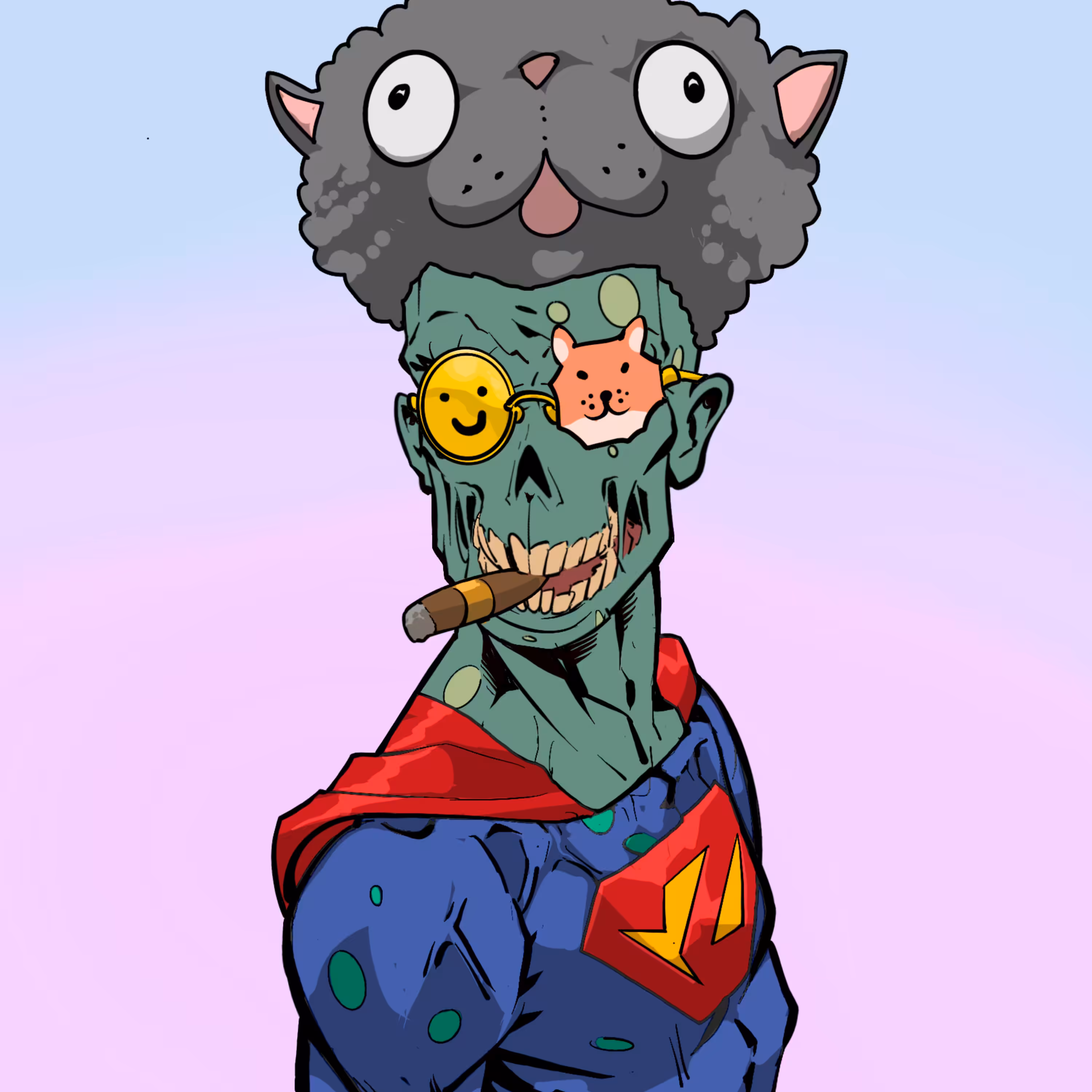 GlieseZombiesPFPs: GlieseZombiePFP #1663