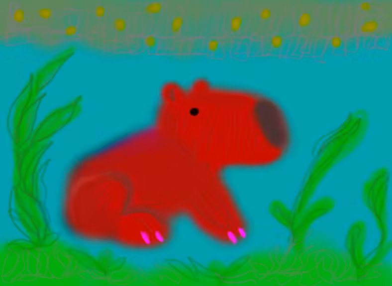 PB DEL: Capybara with Fresh Nails, 2024