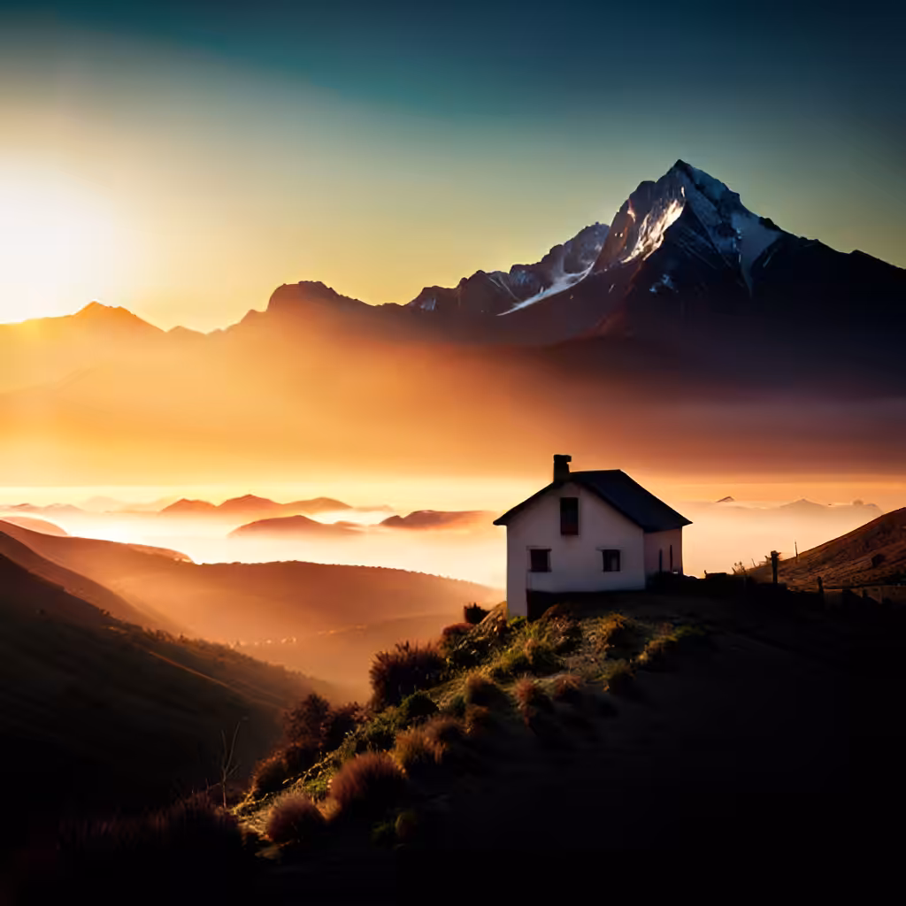 House Sunset