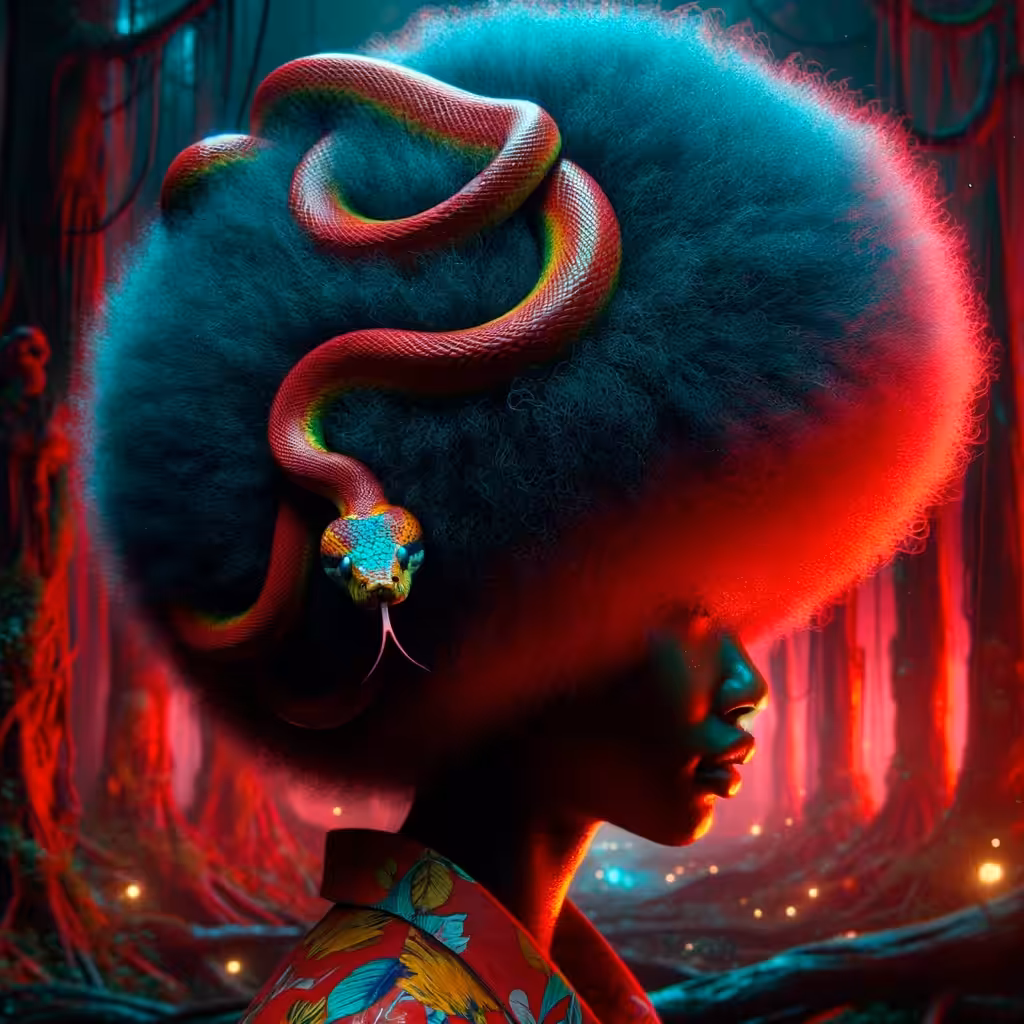 Snake-N-Afro #8