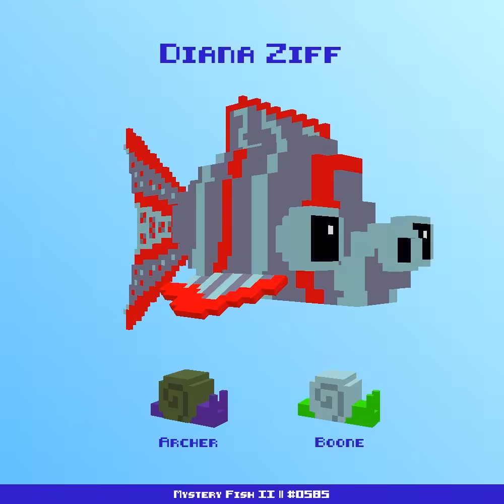 Diana Ziff :: Mystery Fish 0585/1000