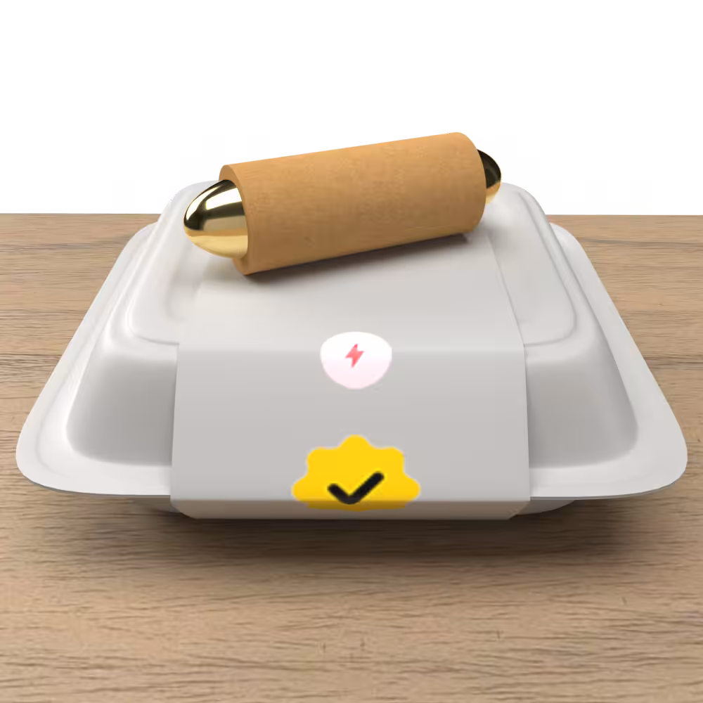 Golden Cardboard Burrito