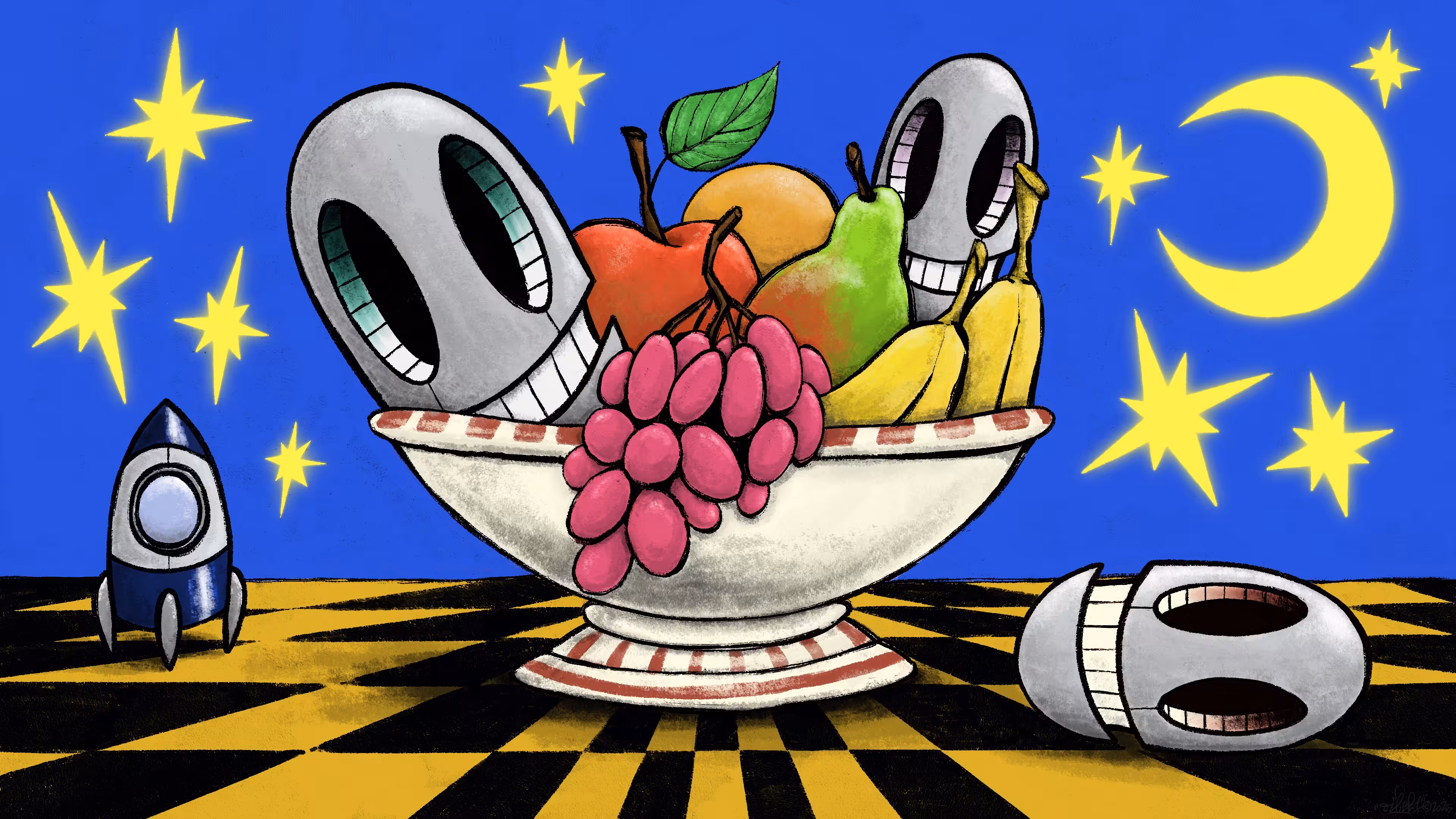 Oibot Head Still  Life 