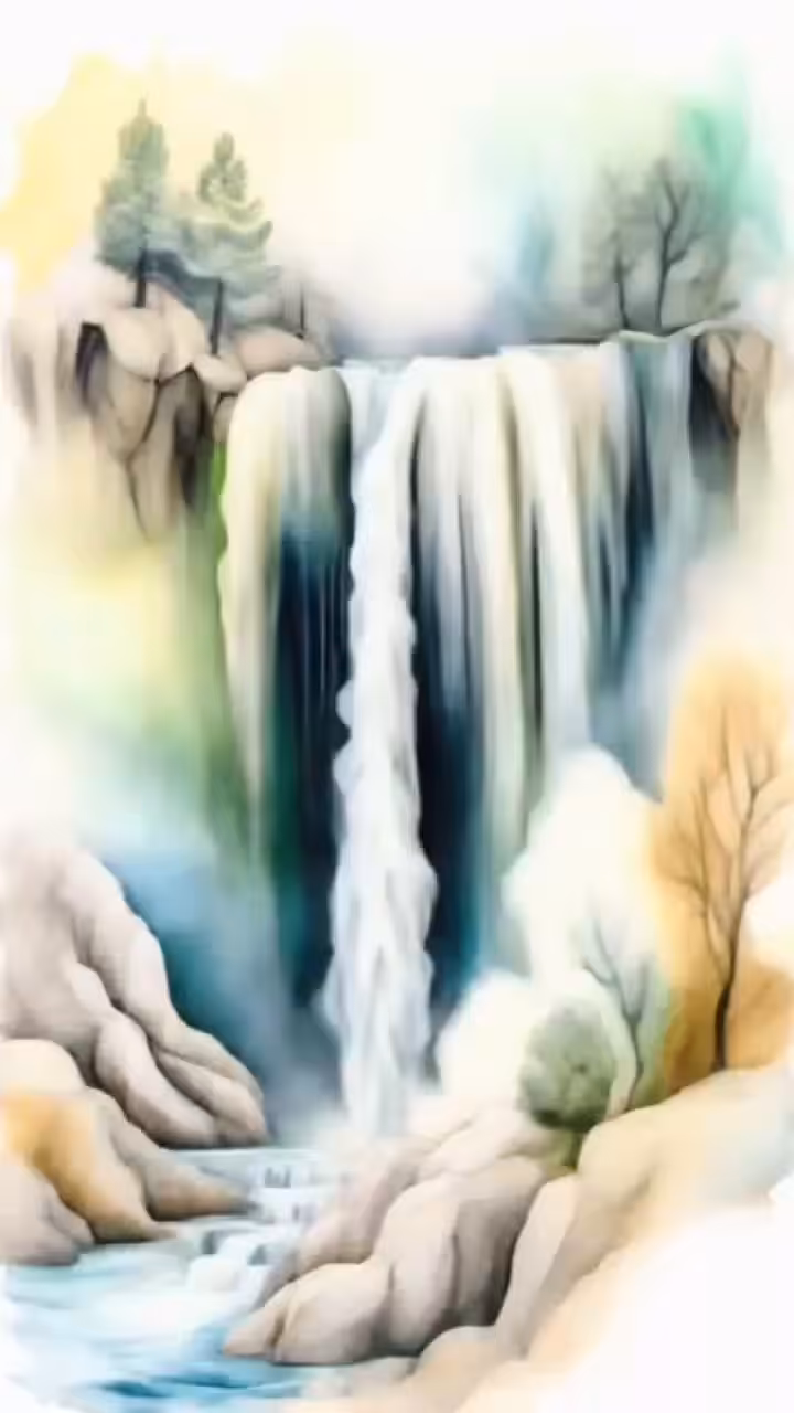 ✨️Fantasy waterfall✨️