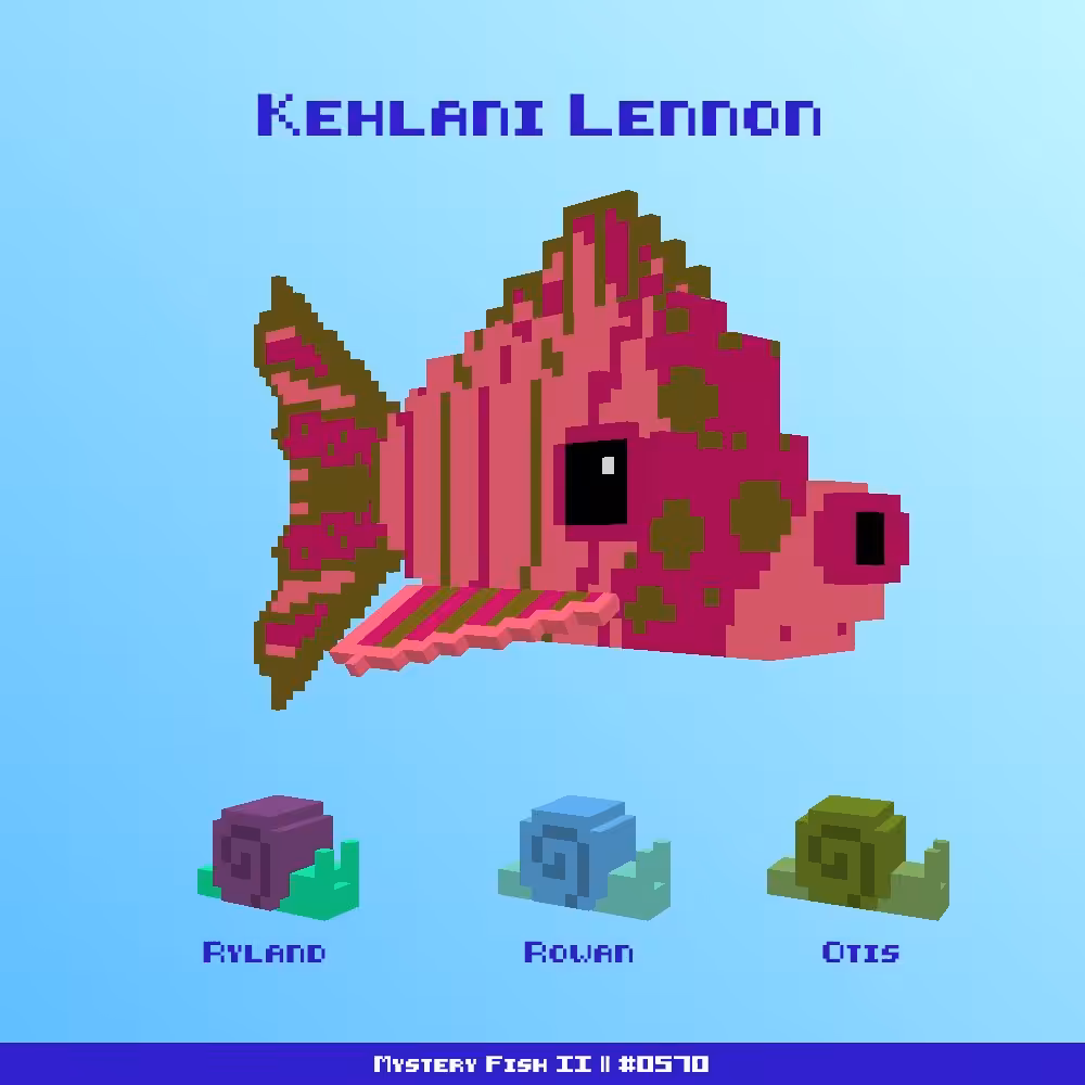 Kehlani Lennon :: Mystery Fish 0570/1000 