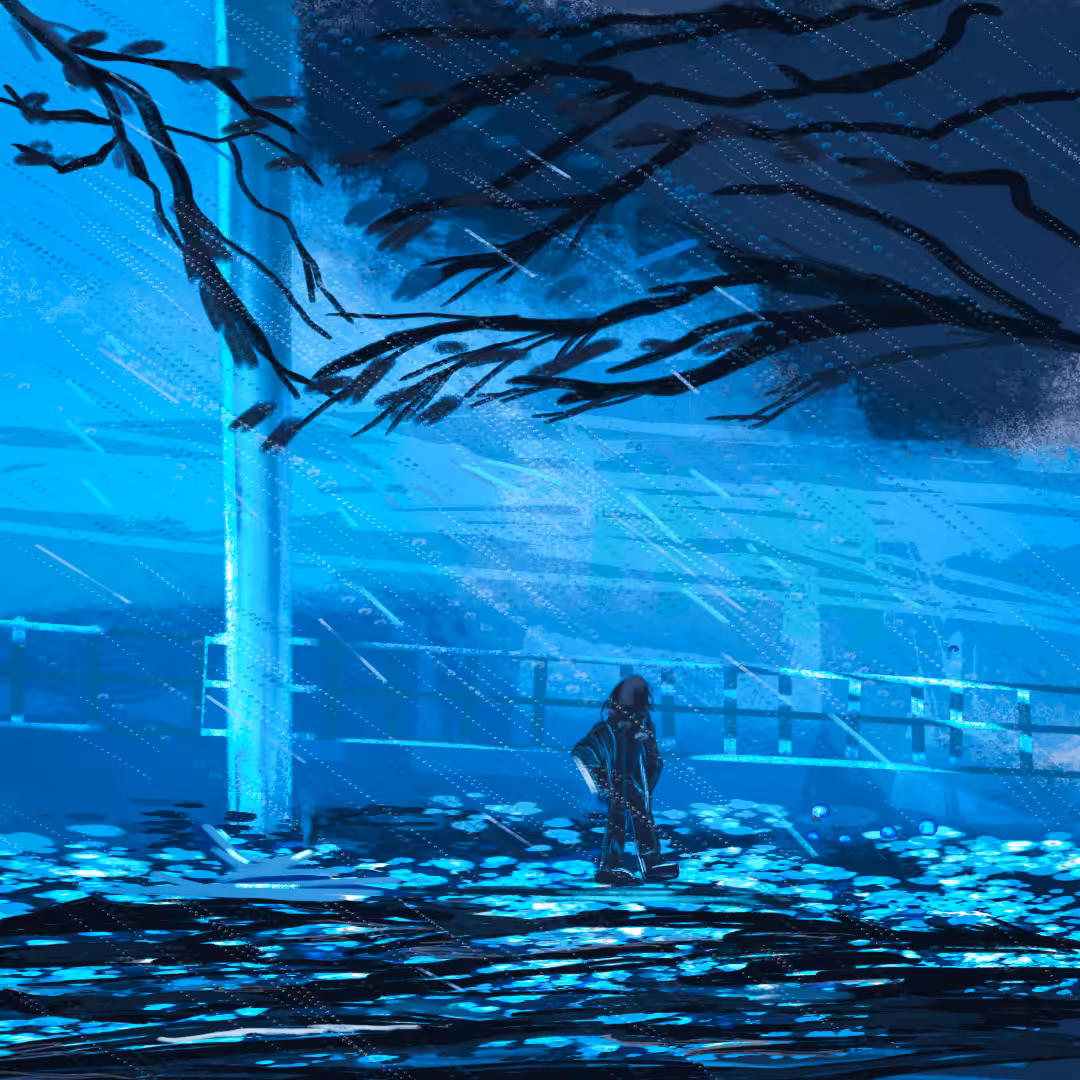Blue Rain