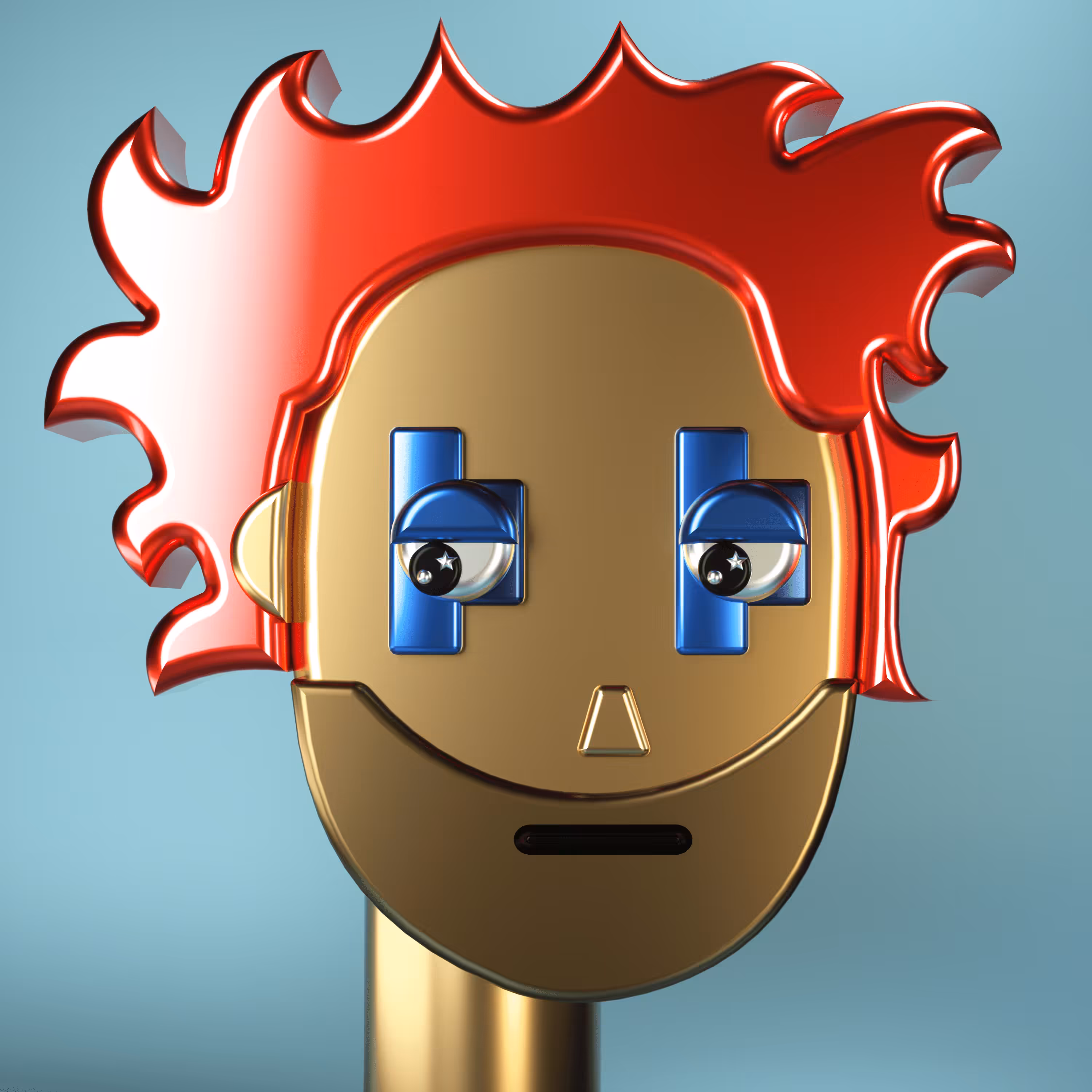 3D Chrome Punk #0304