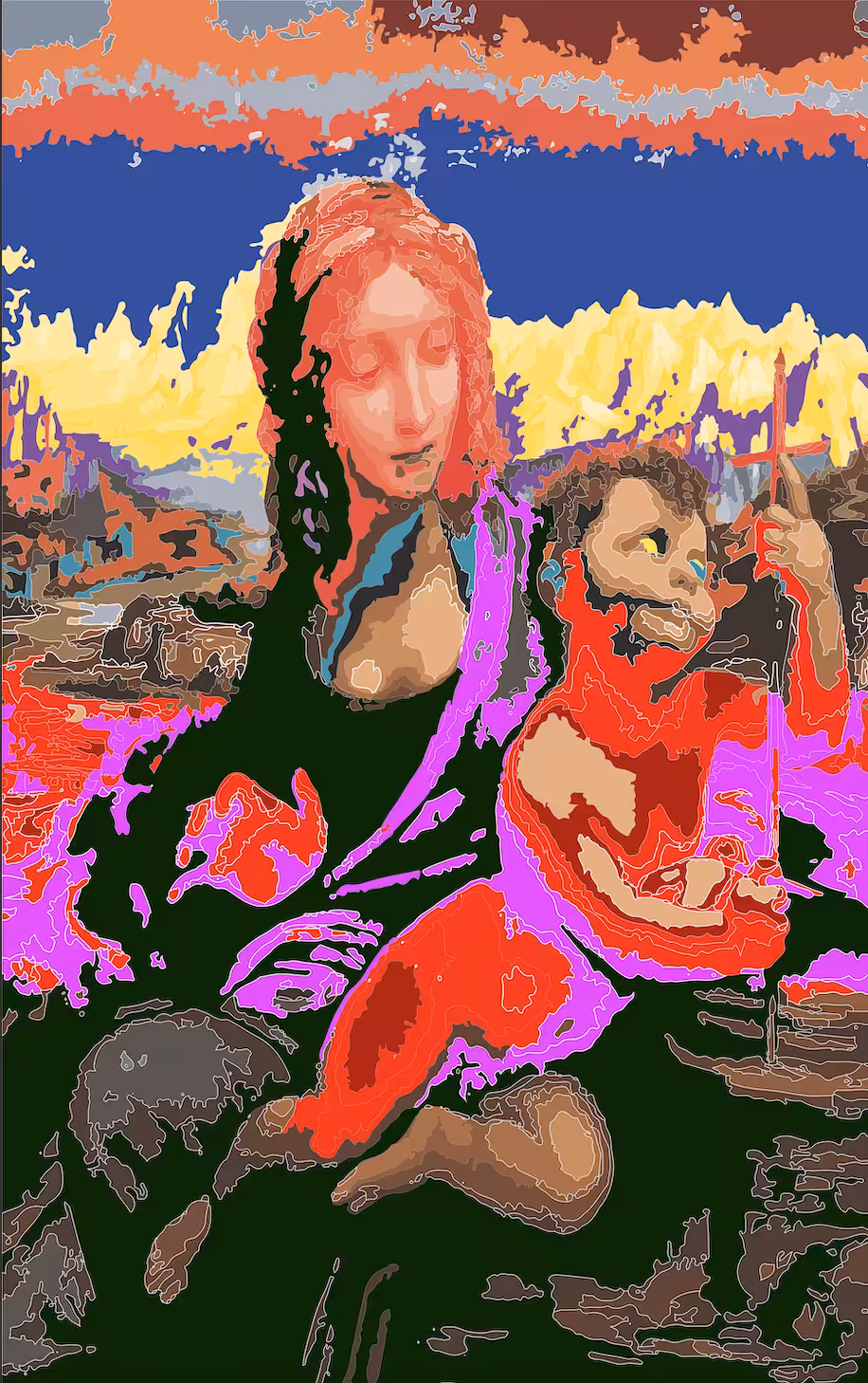 The Virgin of the spinning wheel 