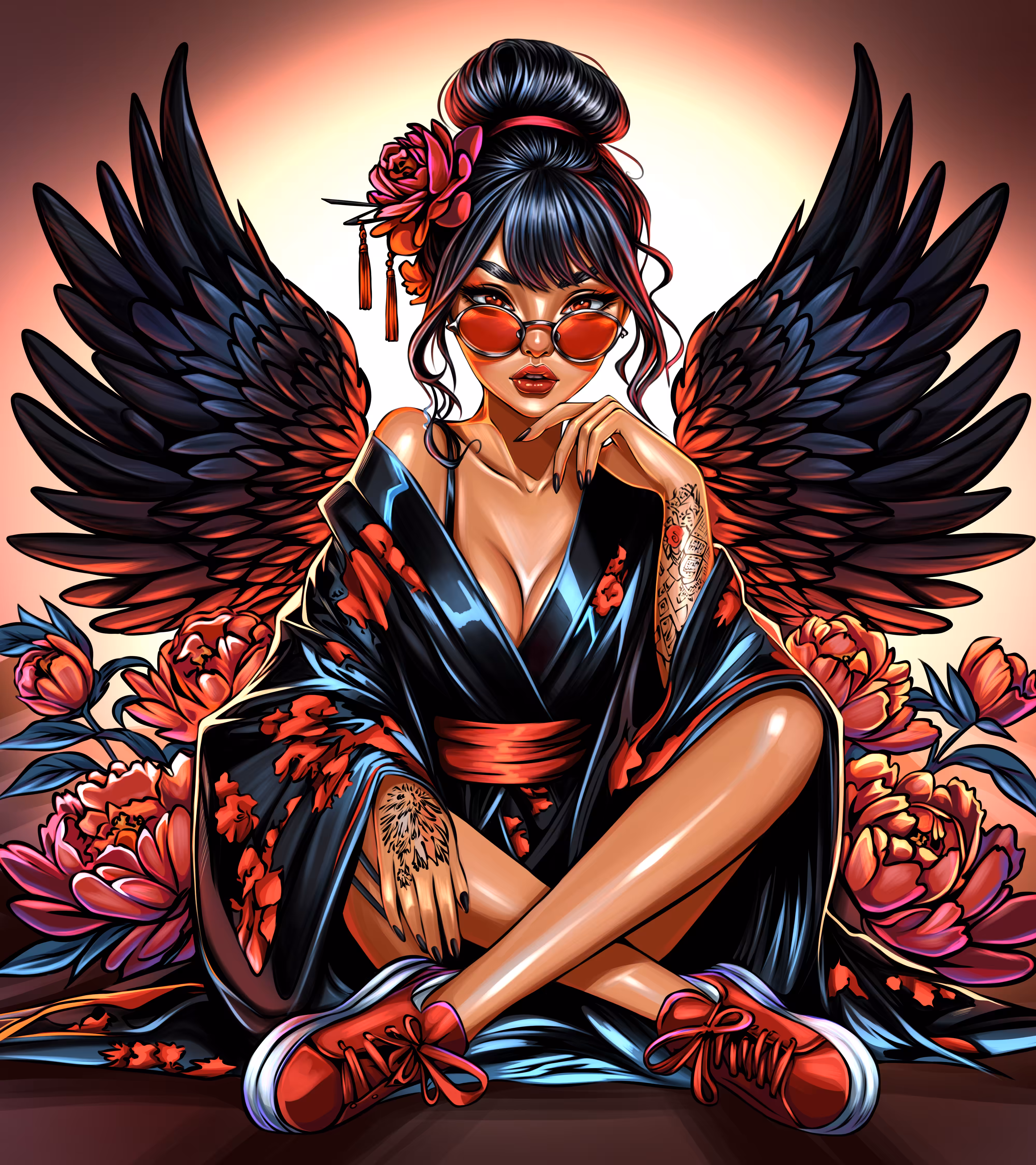 The Legend of the Red Peonies