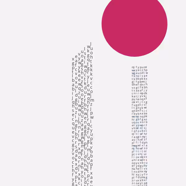 Building of letters #37